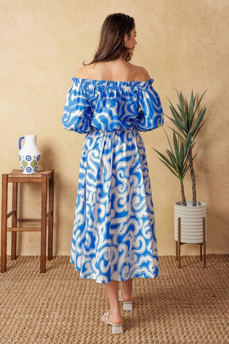 Sunset Sashay Blue Top and Skirt Set sold by Zulily product image thumbnail 2