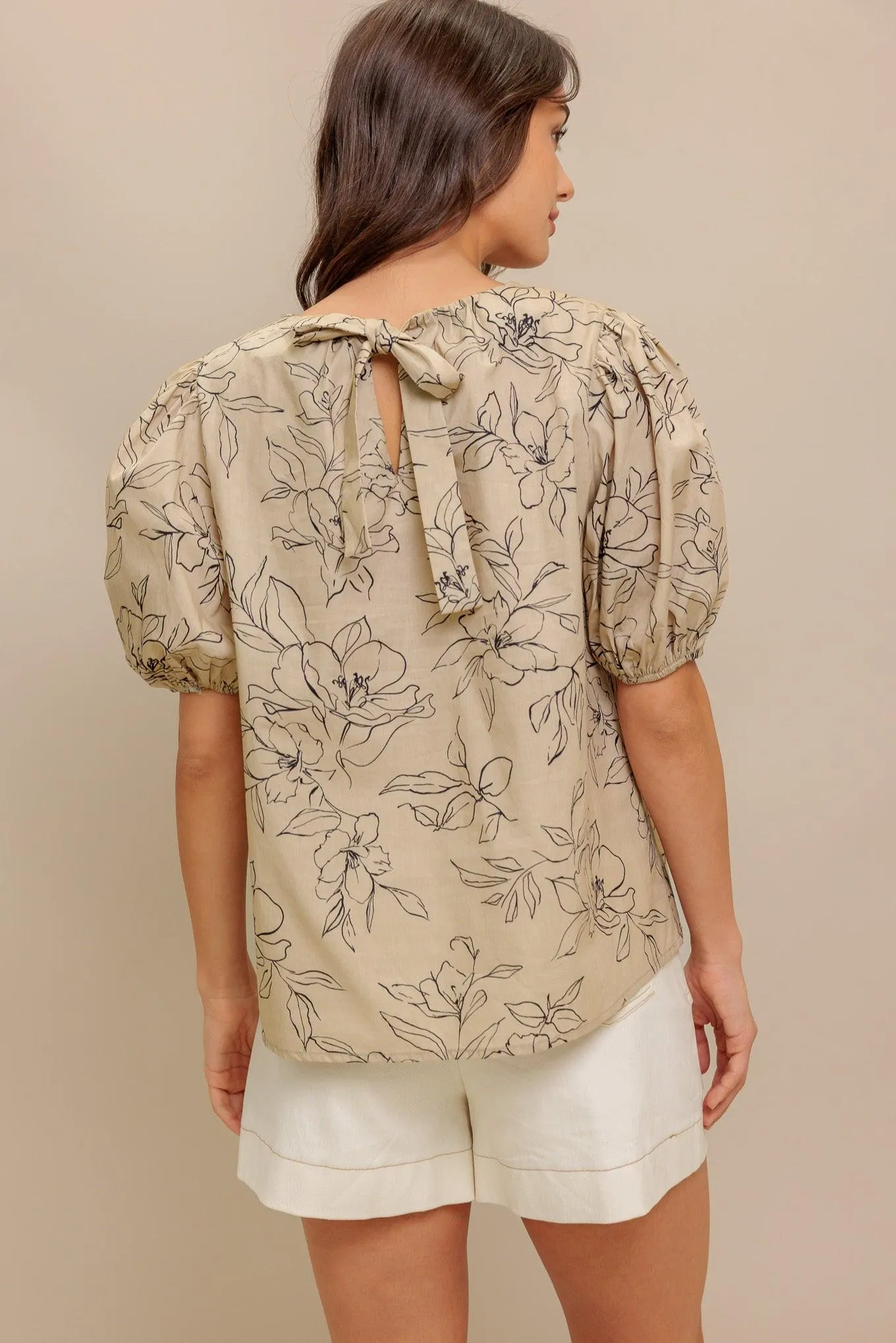 Botanical Luxe Woven Top sold by Zulily product image thumbnail 4