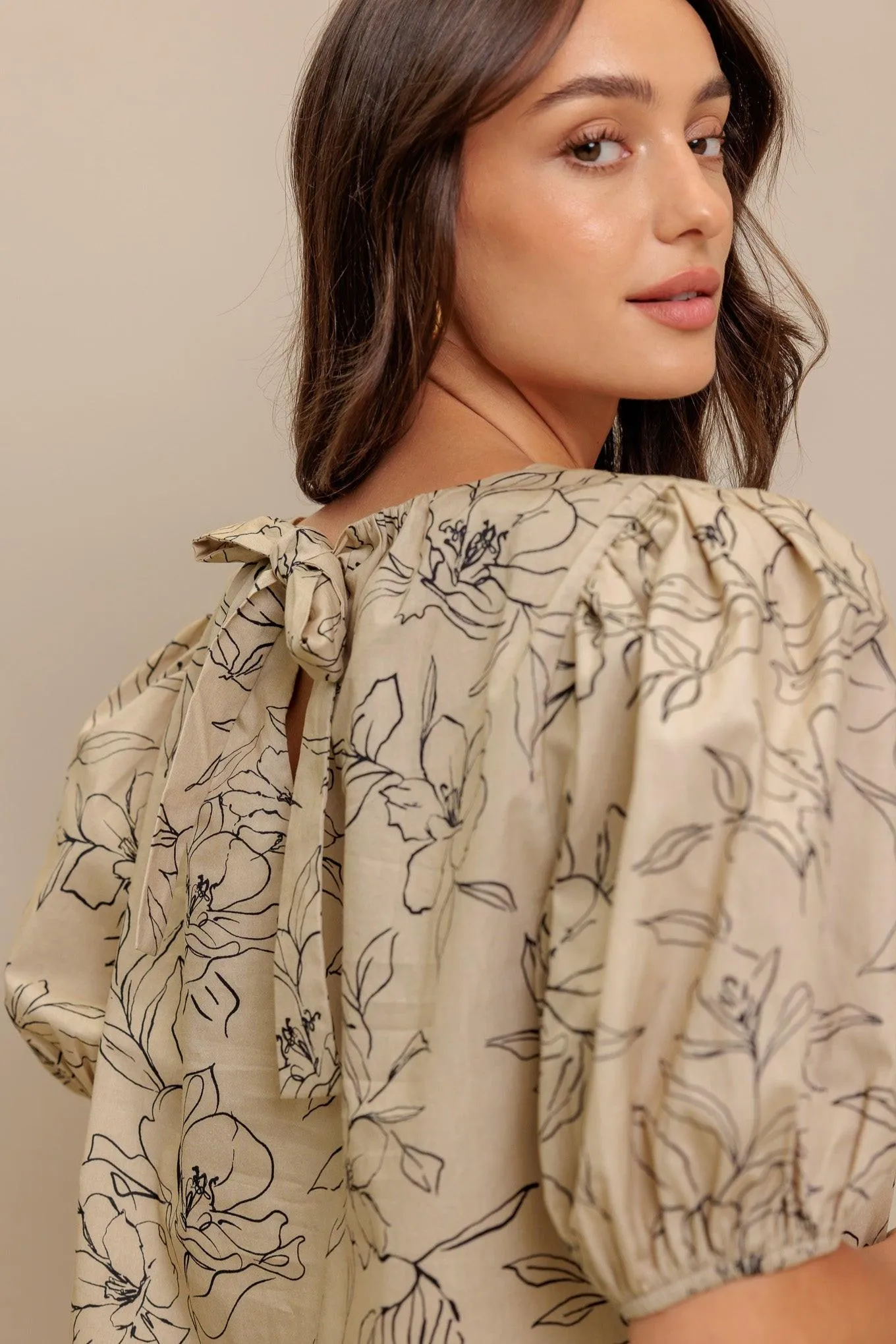 Botanical Luxe Woven Top sold by Zulily product image thumbnail 2