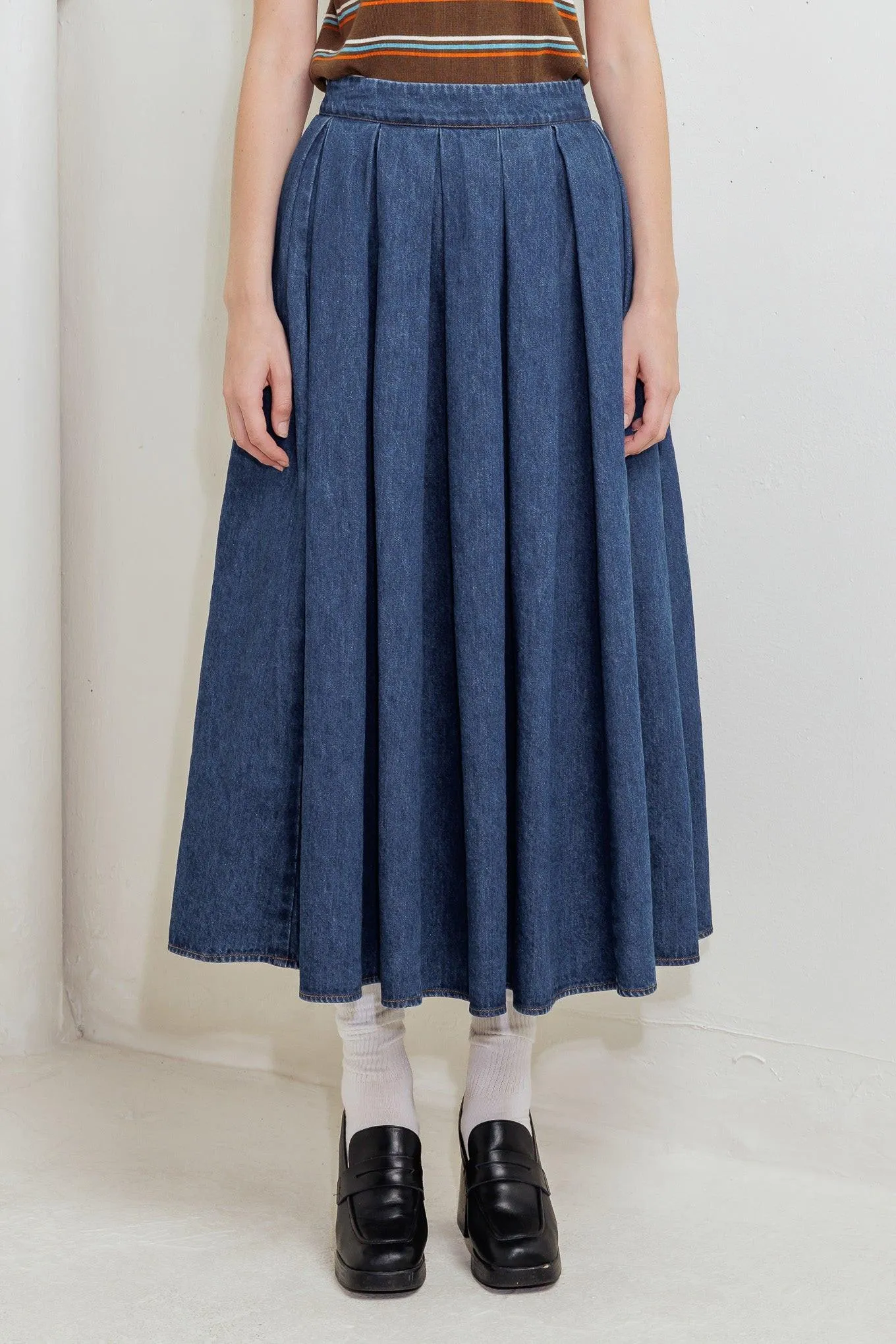 Dear Moment Denim Full Skirt sold by Zulily product image thumbnail 4