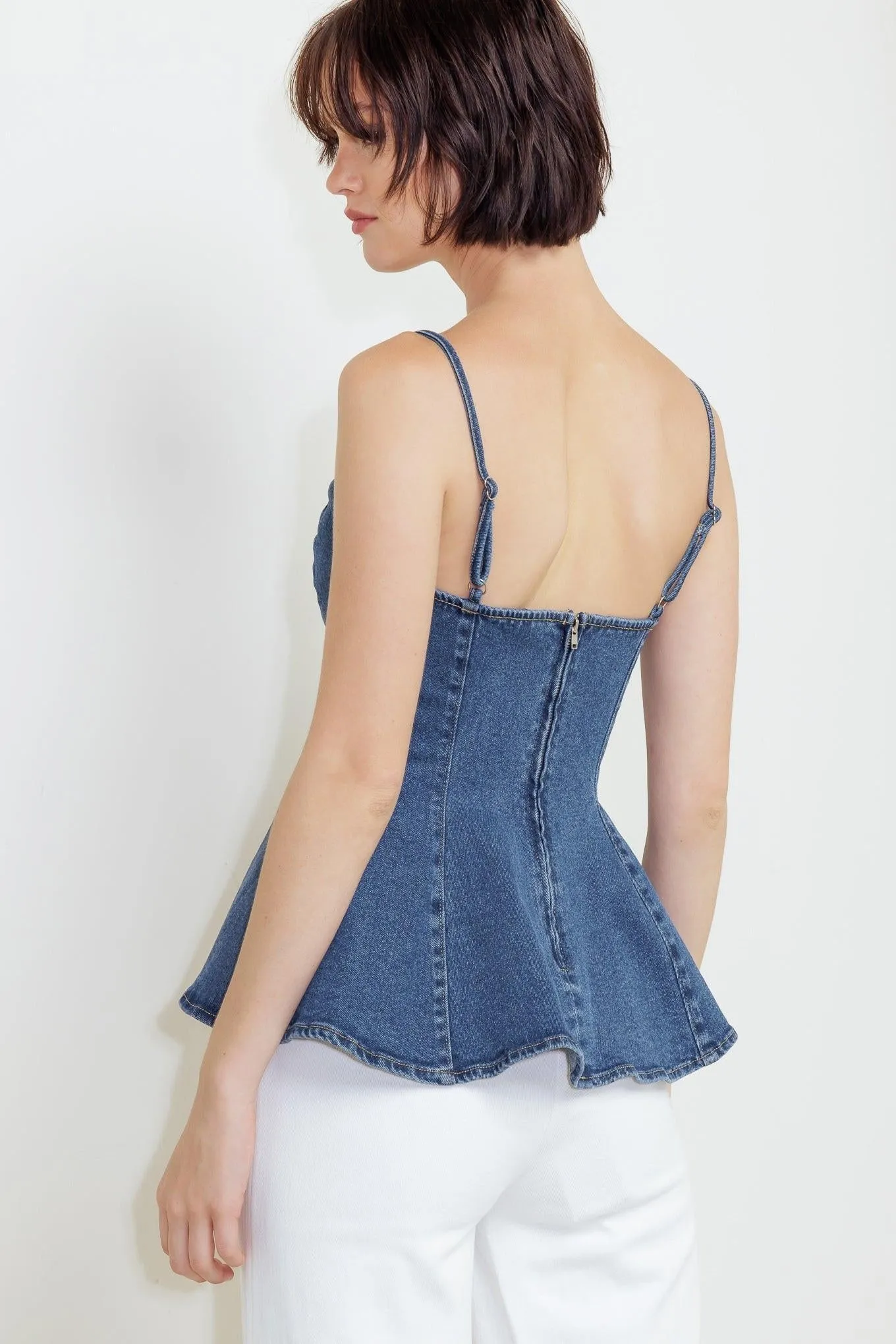 Power Poise Indigo Cami Top sold by Zulily product image thumbnail 2