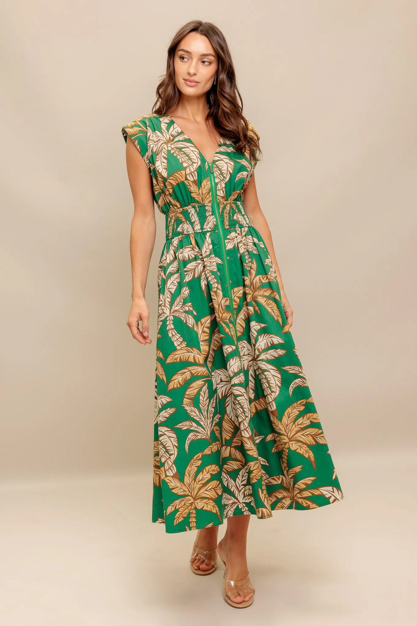 Lush Stillness Woven Midi Dress sold by Zulily product image thumbnail 5