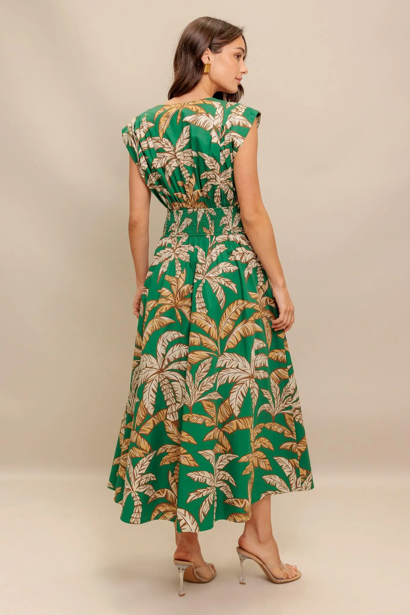 Lush Stillness Woven Midi Dress sold by Zulily product image thumbnail 3