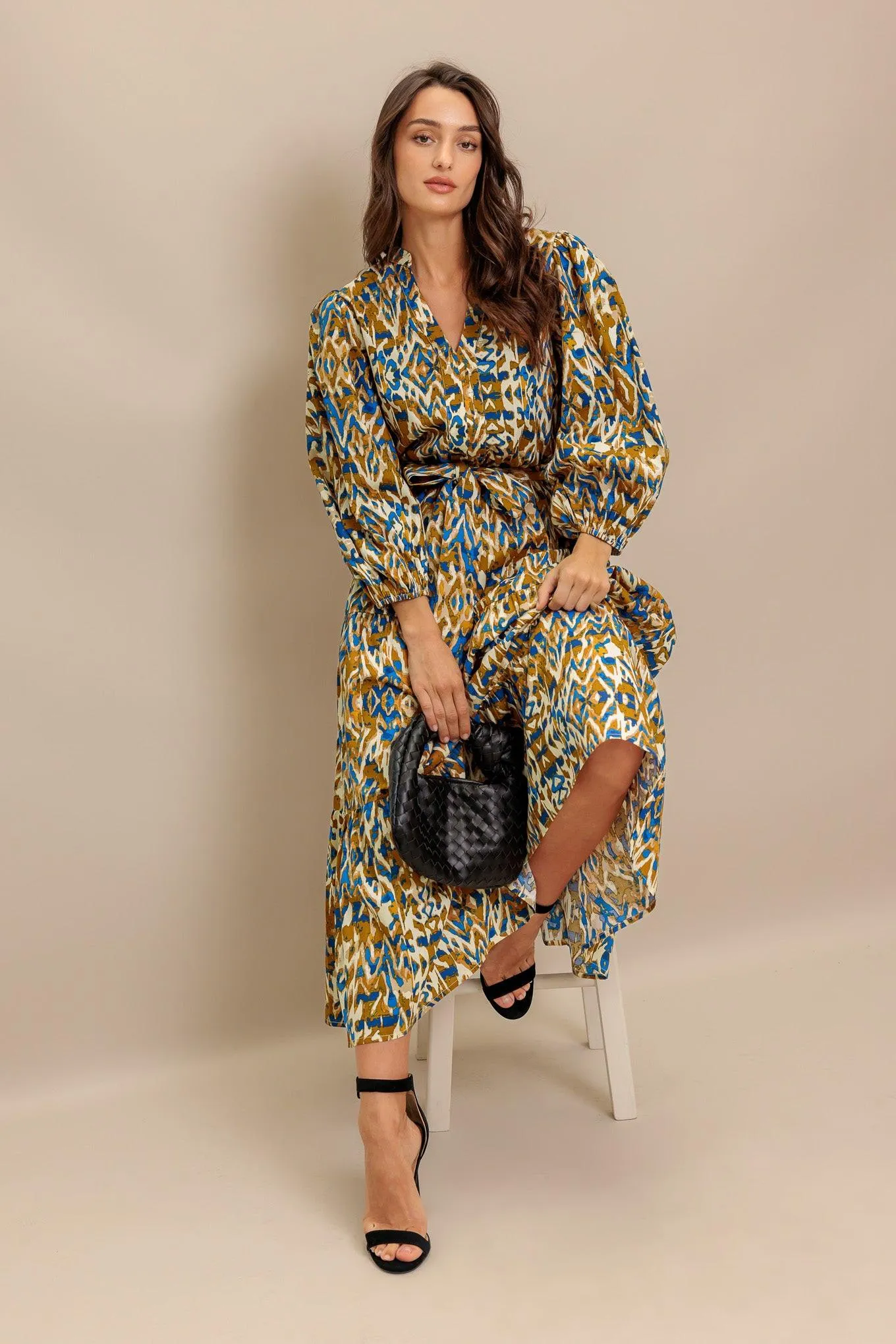Terra Vision Woven Midi Dress sold by Zulily product image thumbnail 3