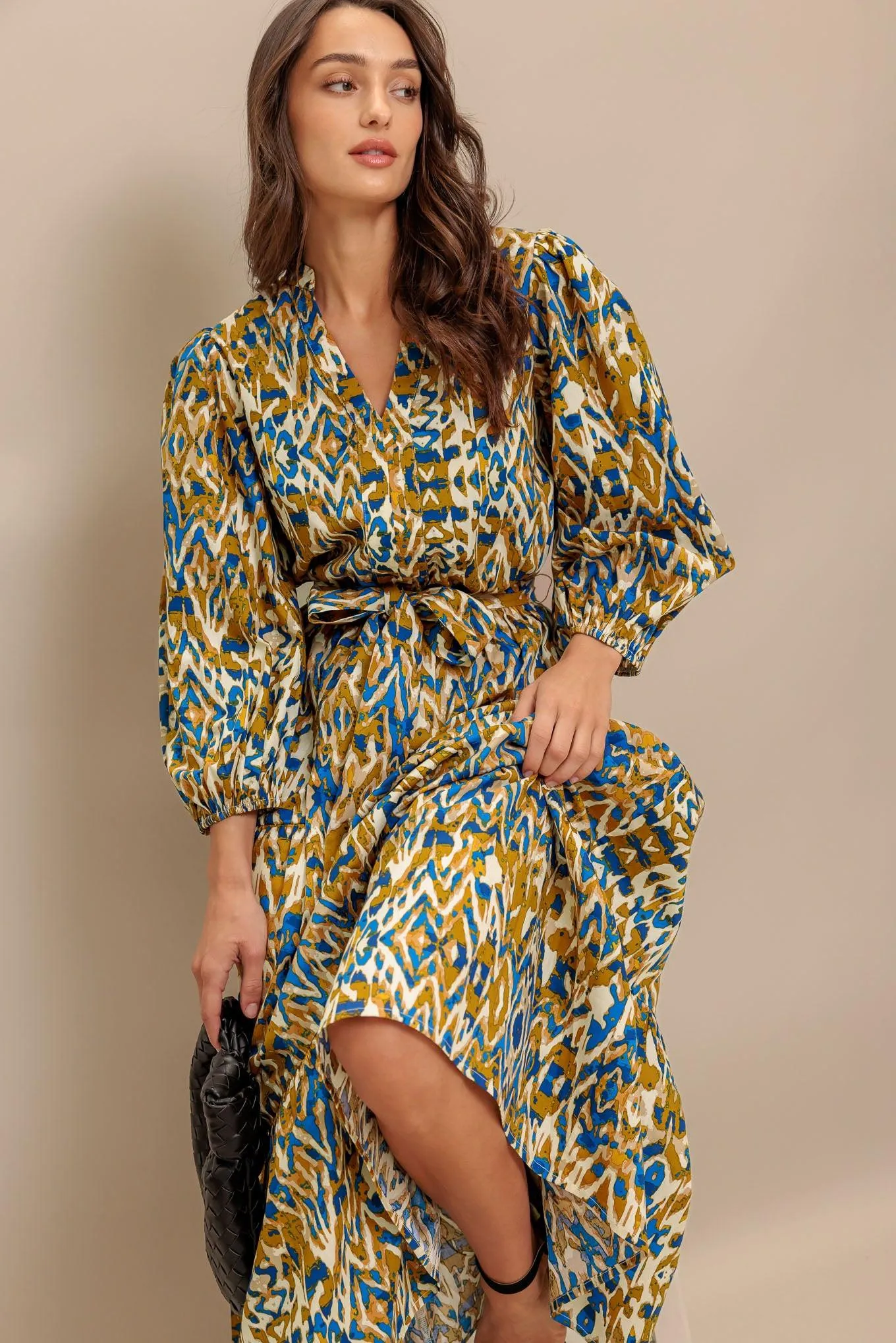 Terra Vision Woven Midi Dress sold by Zulily product image thumbnail 4