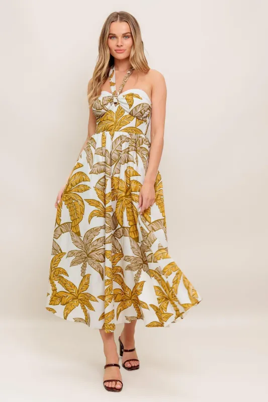 Petite Love Woven Midi Dress made by Flying Tomato