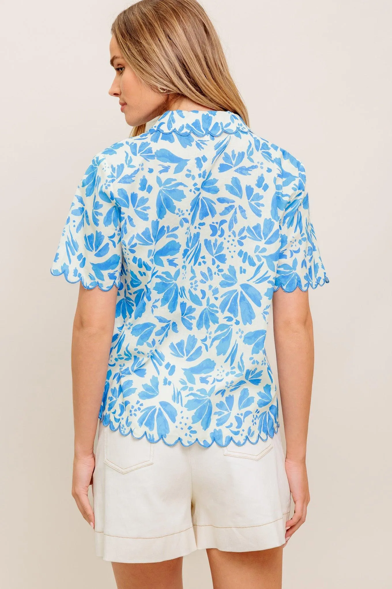 Wander Leaf Woven Top sold by Zulily product image thumbnail 4