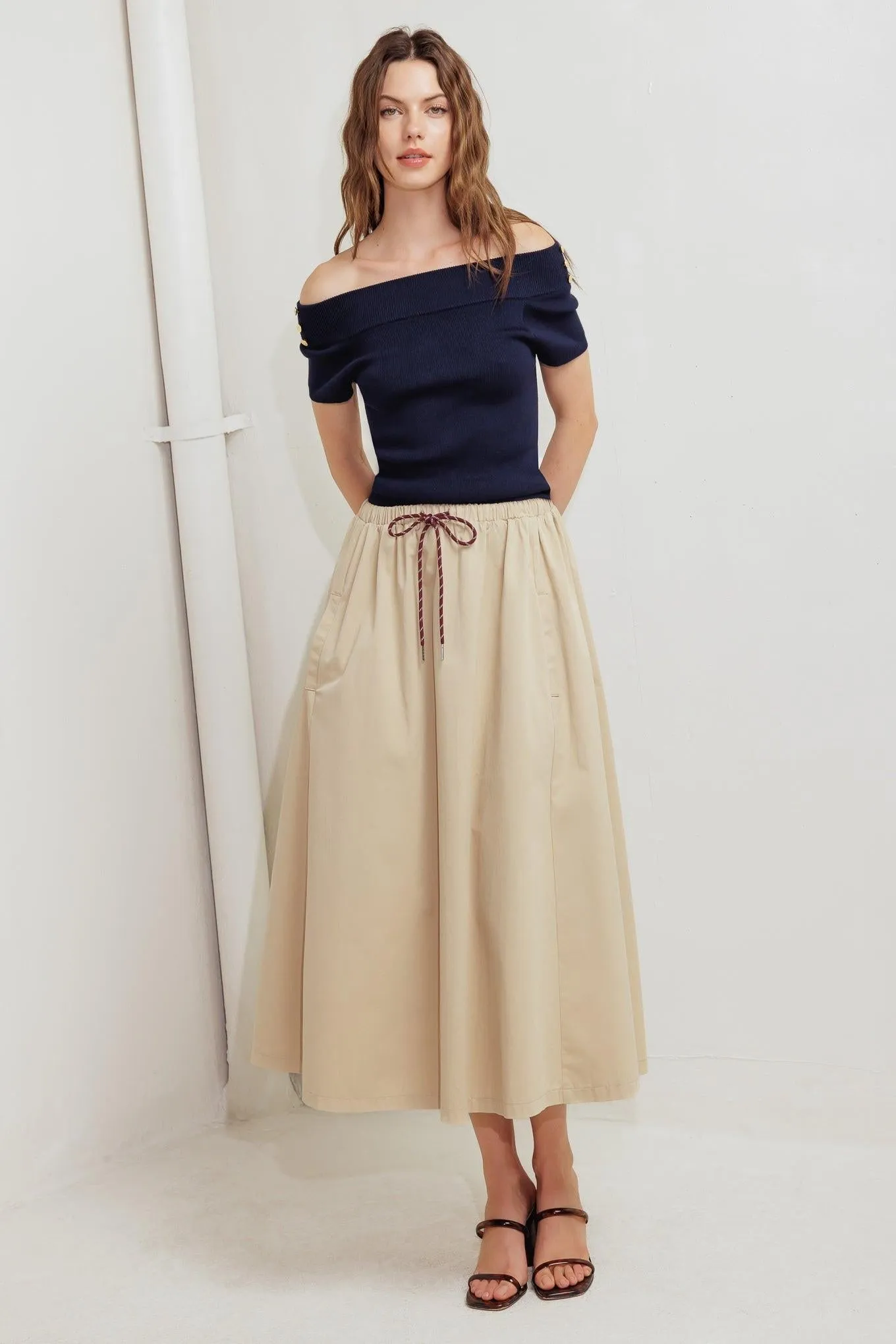 Weekend Parisian Woven Midi Skirt sold by Zulily