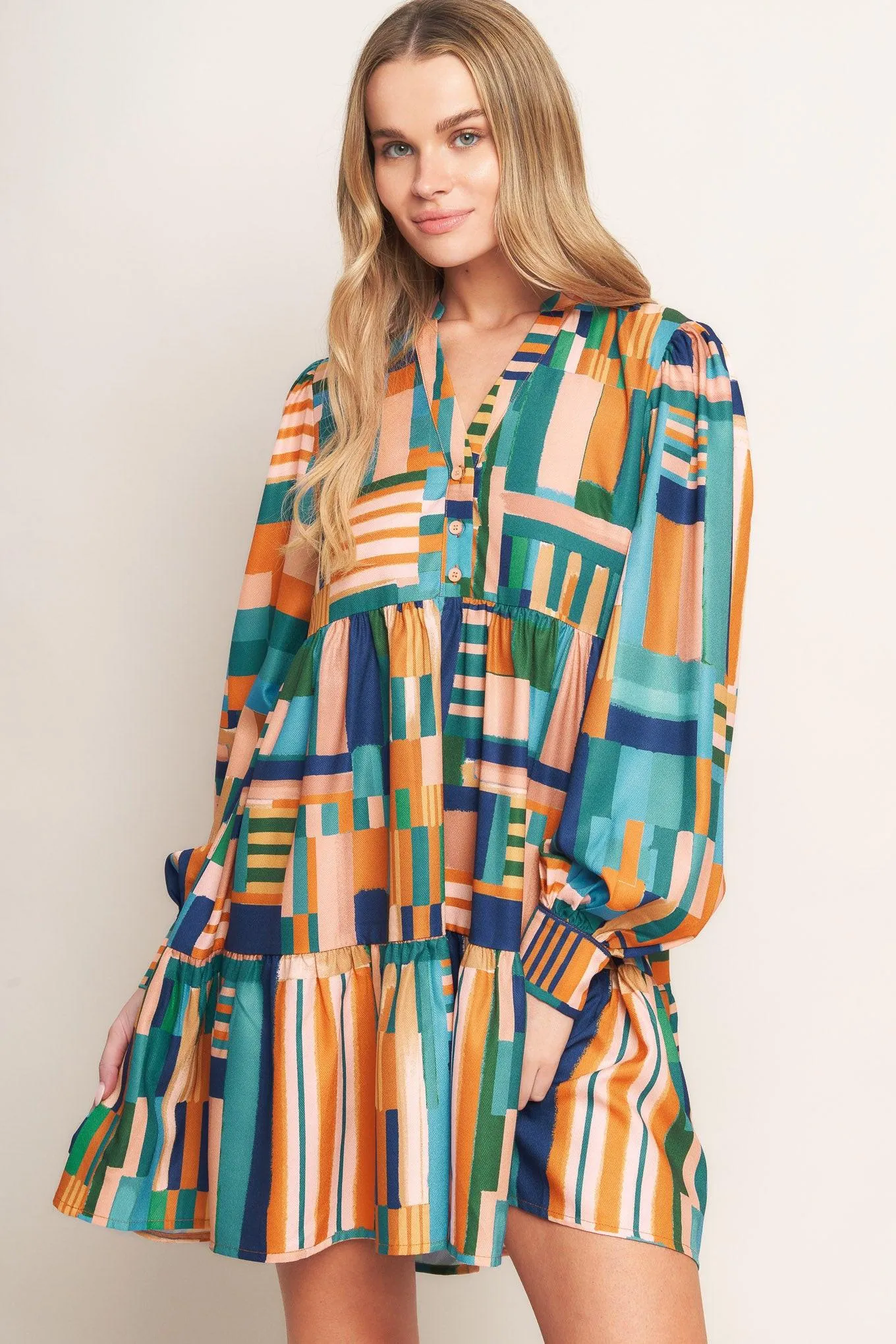 Effortless Selection Woven Mini Dress sold by Zulily product image thumbnail 5
