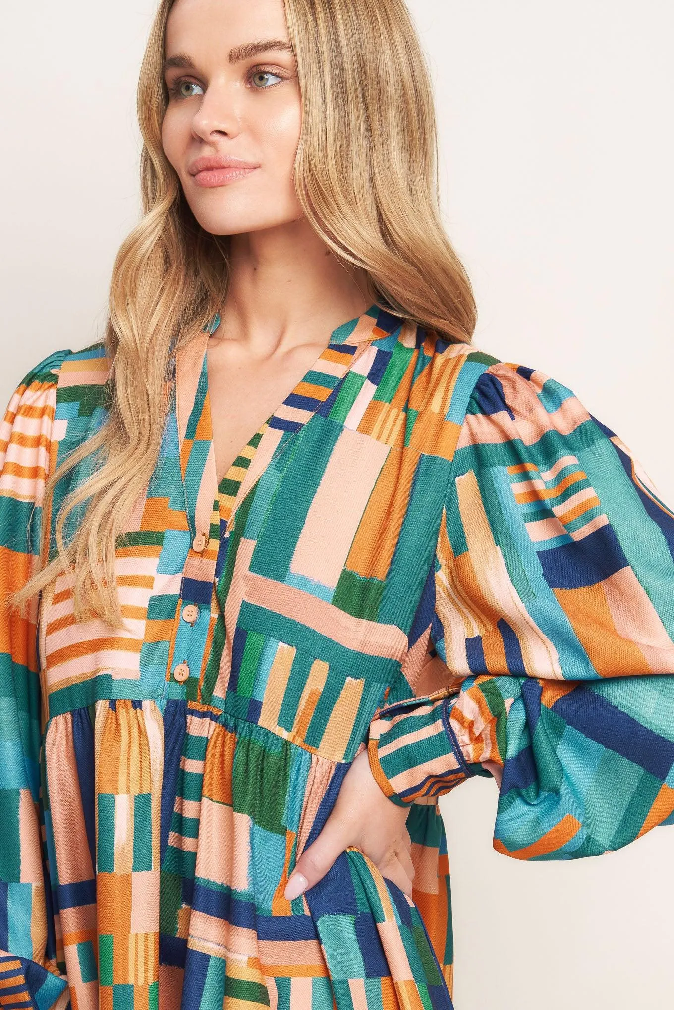 Effortless Selection Woven Mini Dress sold by Zulily product image thumbnail 2