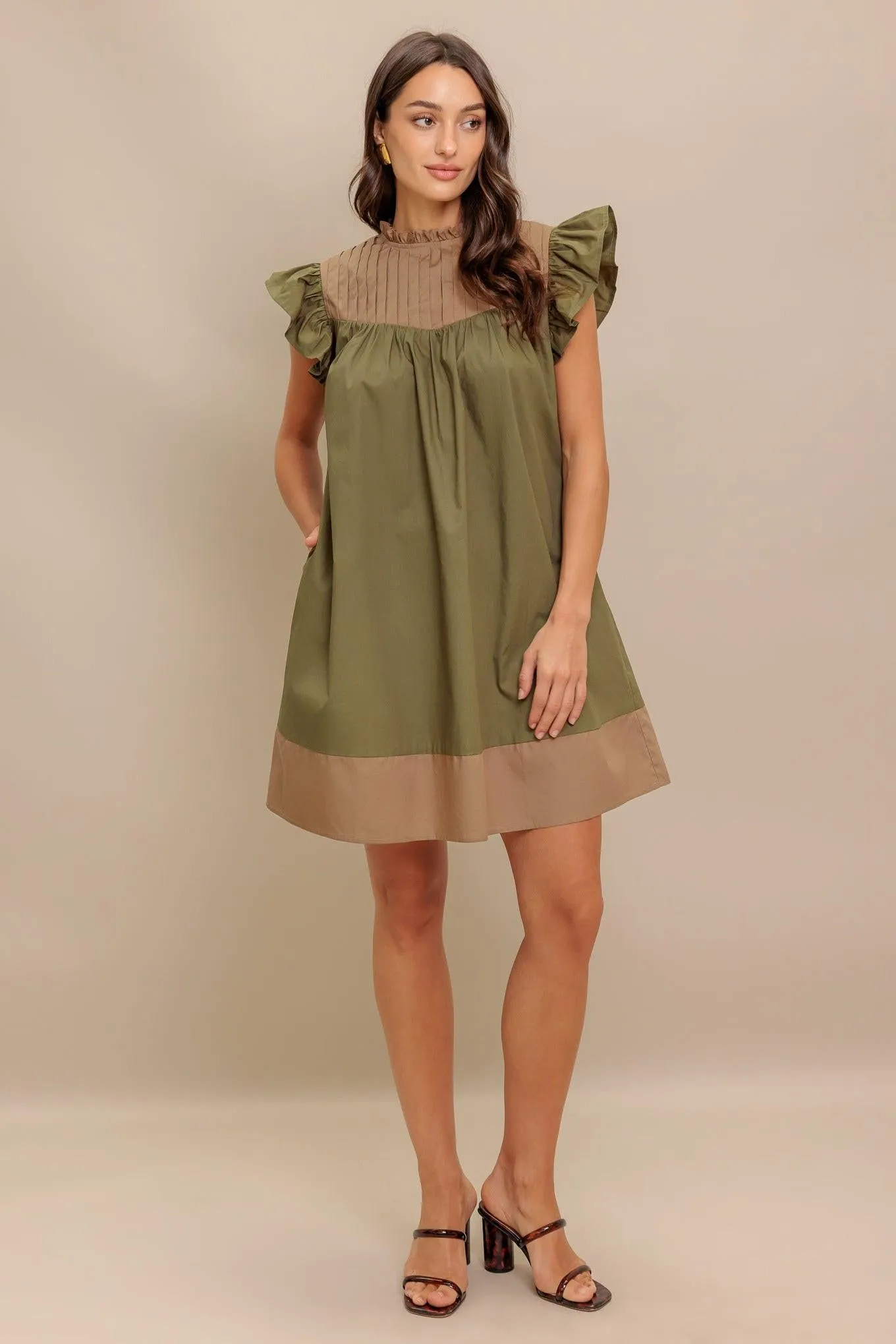 Forest Whisper Woven Mini Dress sold by Zulily product image thumbnail 4