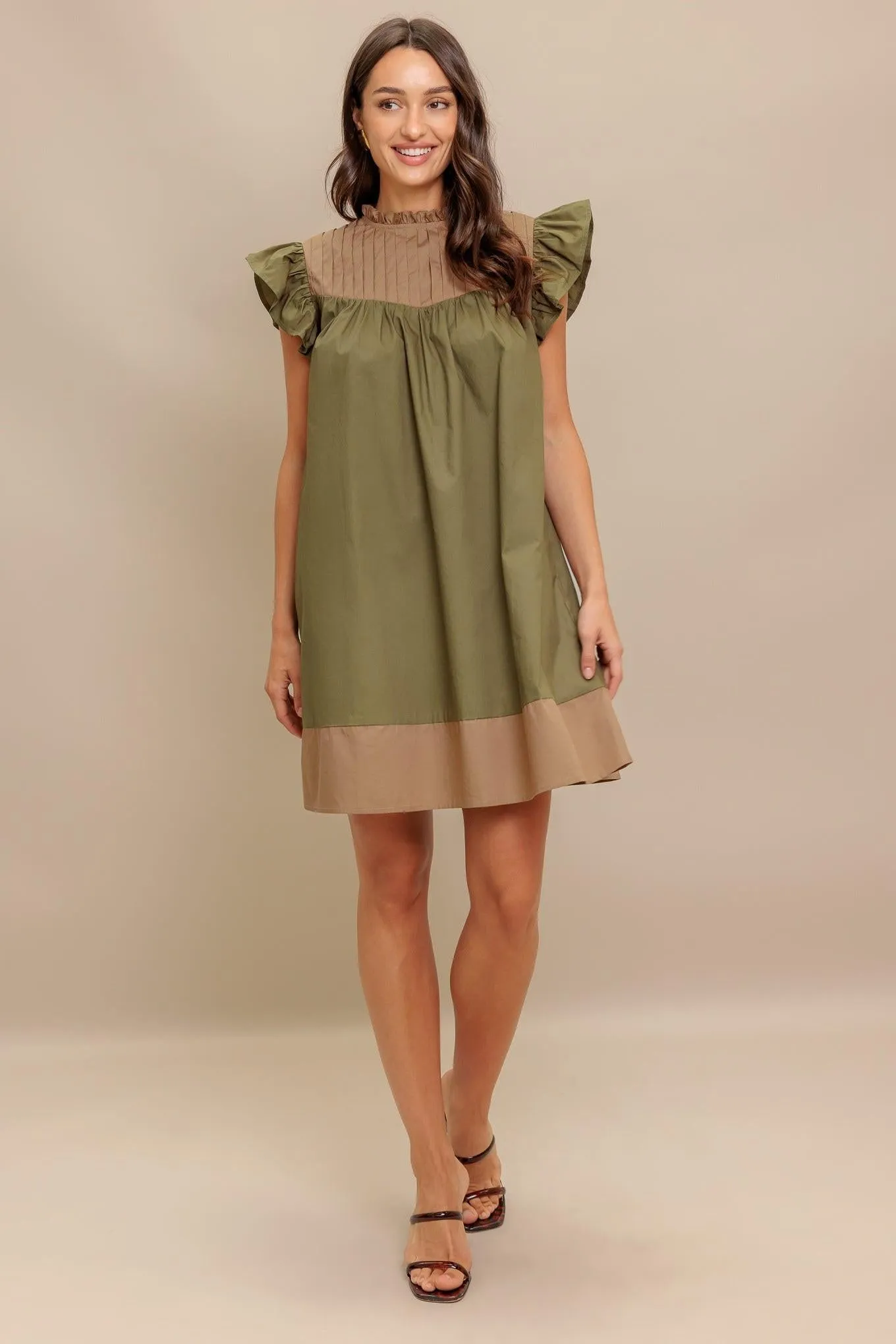Forest Whisper Woven Mini Dress sold by Zulily product image thumbnail 5