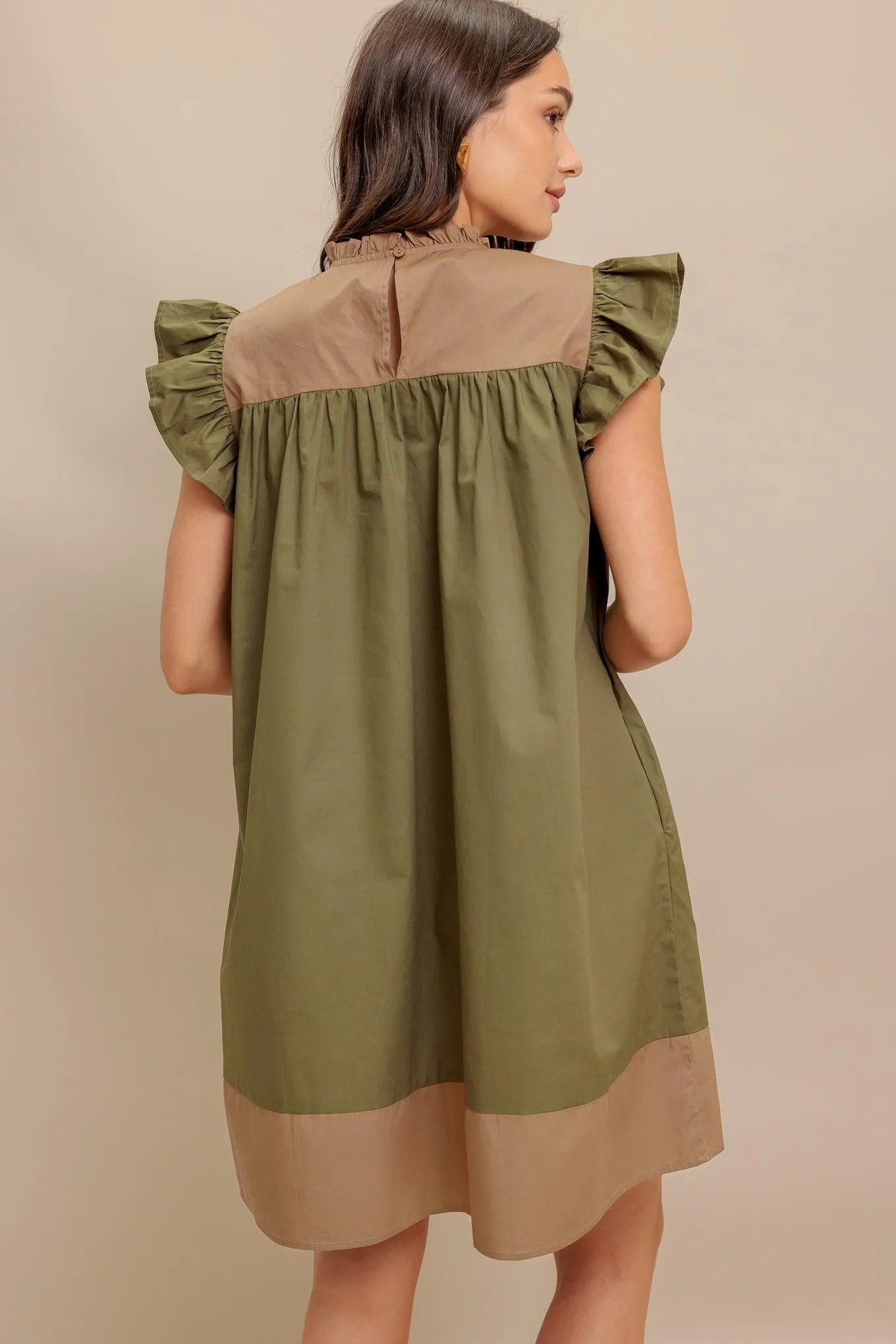 Forest Whisper Woven Mini Dress sold by Zulily product image thumbnail 3