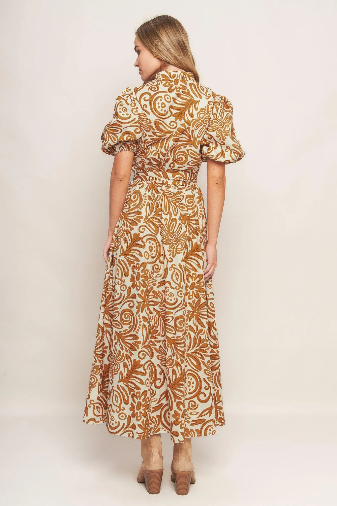 Cinnamon Garden Woven Midi Dress sold by Zulily product image thumbnail 3