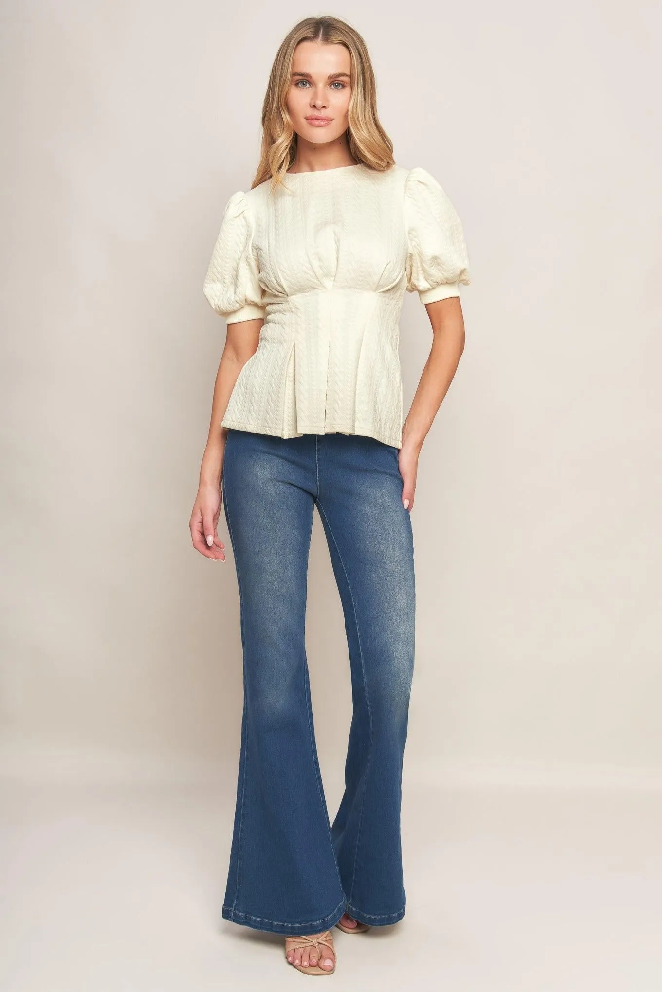 Cream Twist Woven Top sold by Zulily product image thumbnail 4