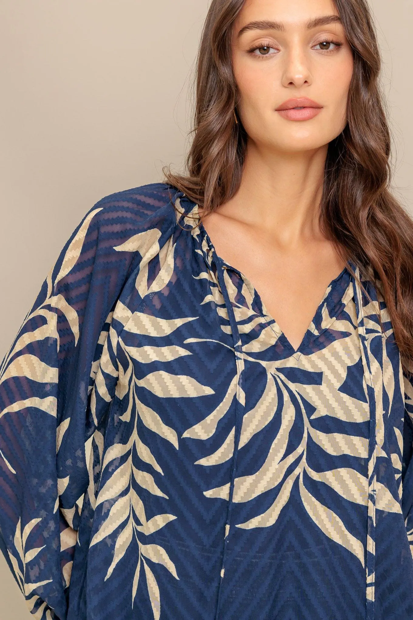 Midnight Walk Woven Top sold by Zulily product image thumbnail 2
