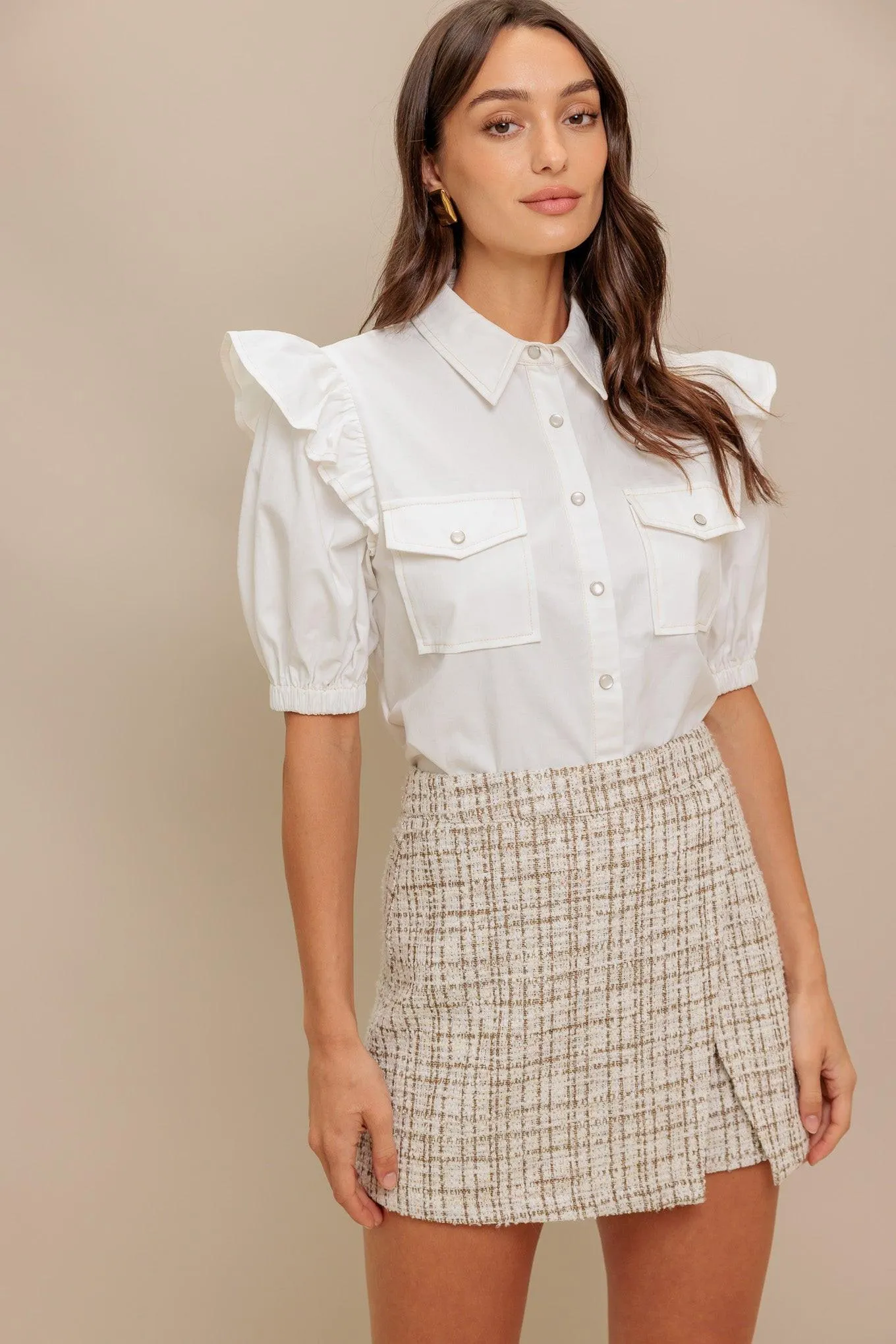 Muse Detail Woven Top sold by Zulily product image thumbnail 4