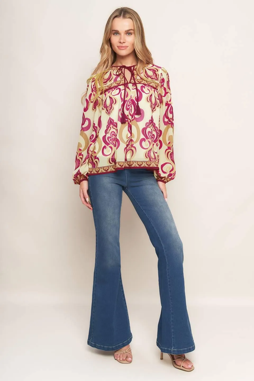 Fusion Groove Woven Top sold by Zulily product image thumbnail 2