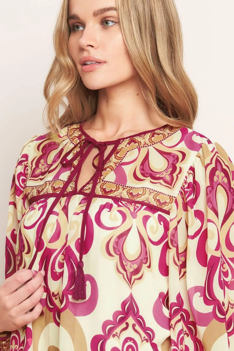 Fusion Groove Woven Top sold by Zulily product image thumbnail 3