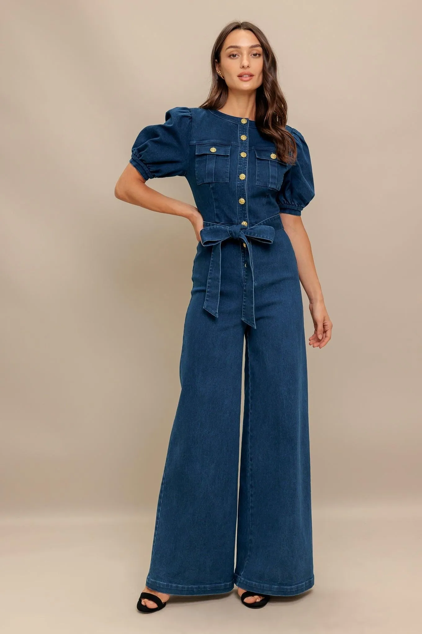 Utility Queen Denim Jumpsuit sold by Zulily product image thumbnail 5