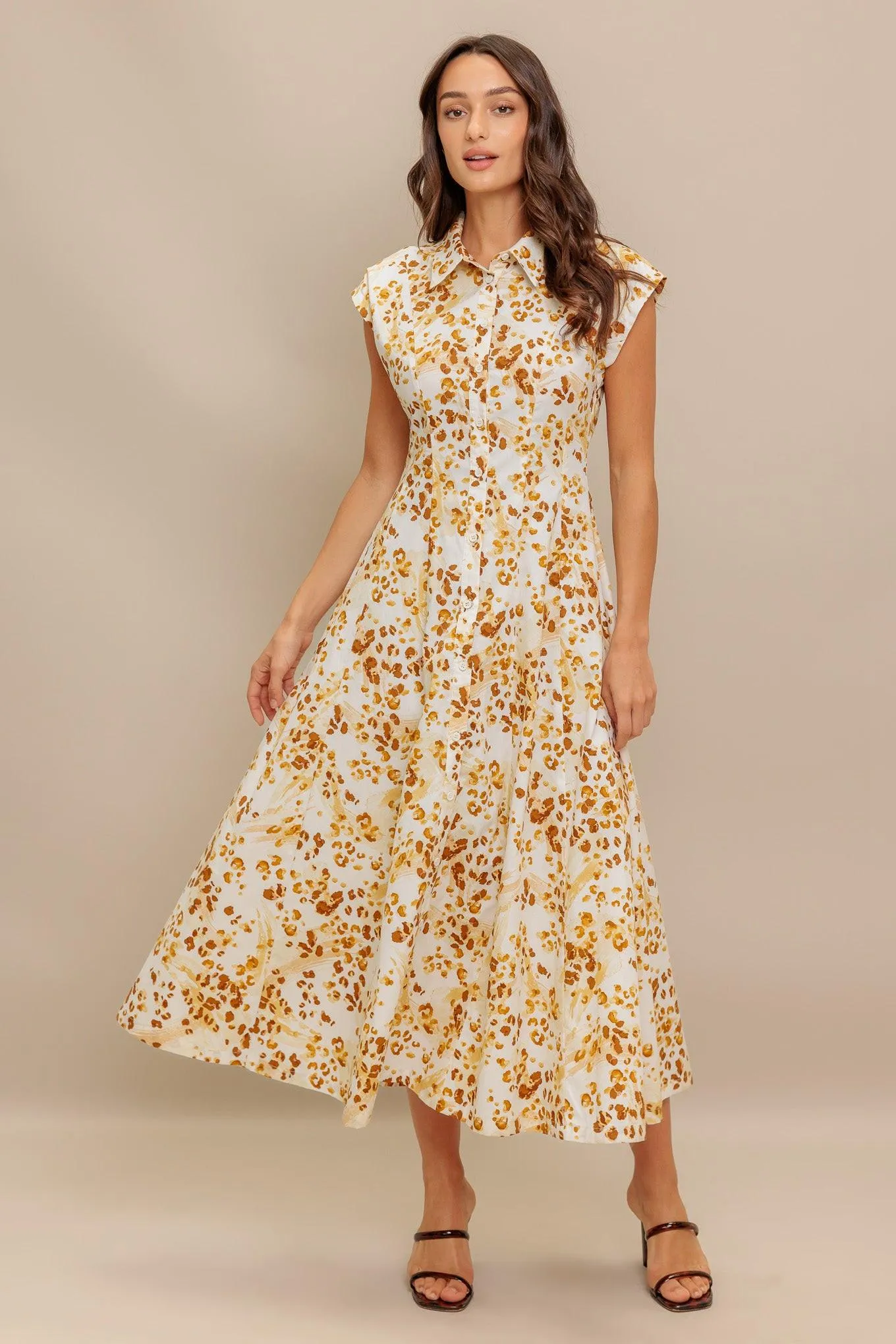 Buttercup Kiss Woven Midi Dress sold by Zulily product image thumbnail 4