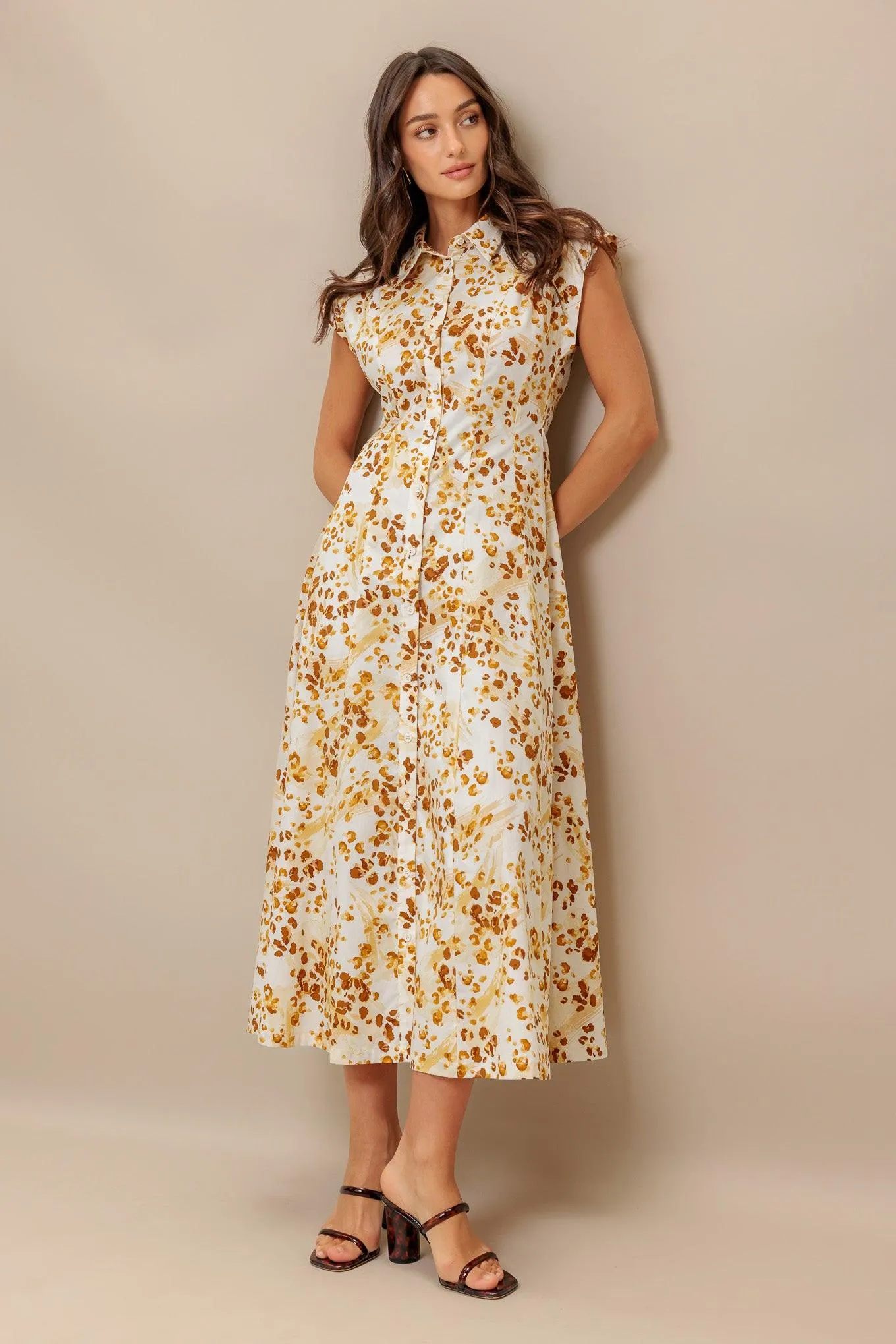 Buttercup Kiss Woven Midi Dress sold by Zulily product image thumbnail 5