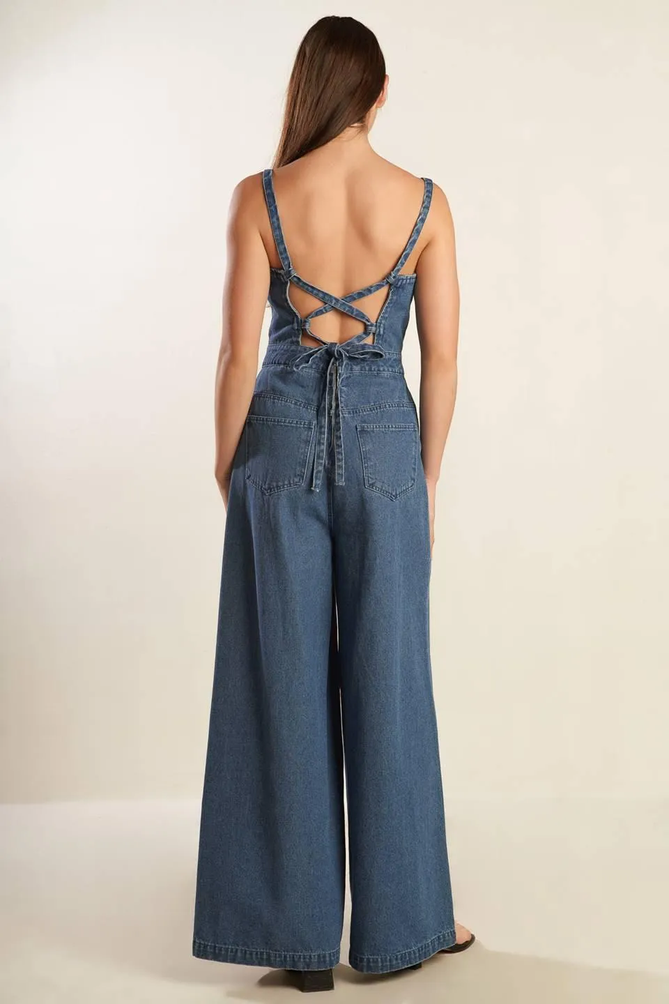 Clean Girl Denim Jumpsuit sold by Zulily product image thumbnail 4