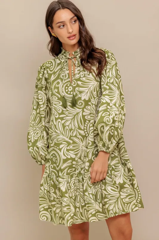 Florence Flair Woven Mini Dress made by Flying Tomato