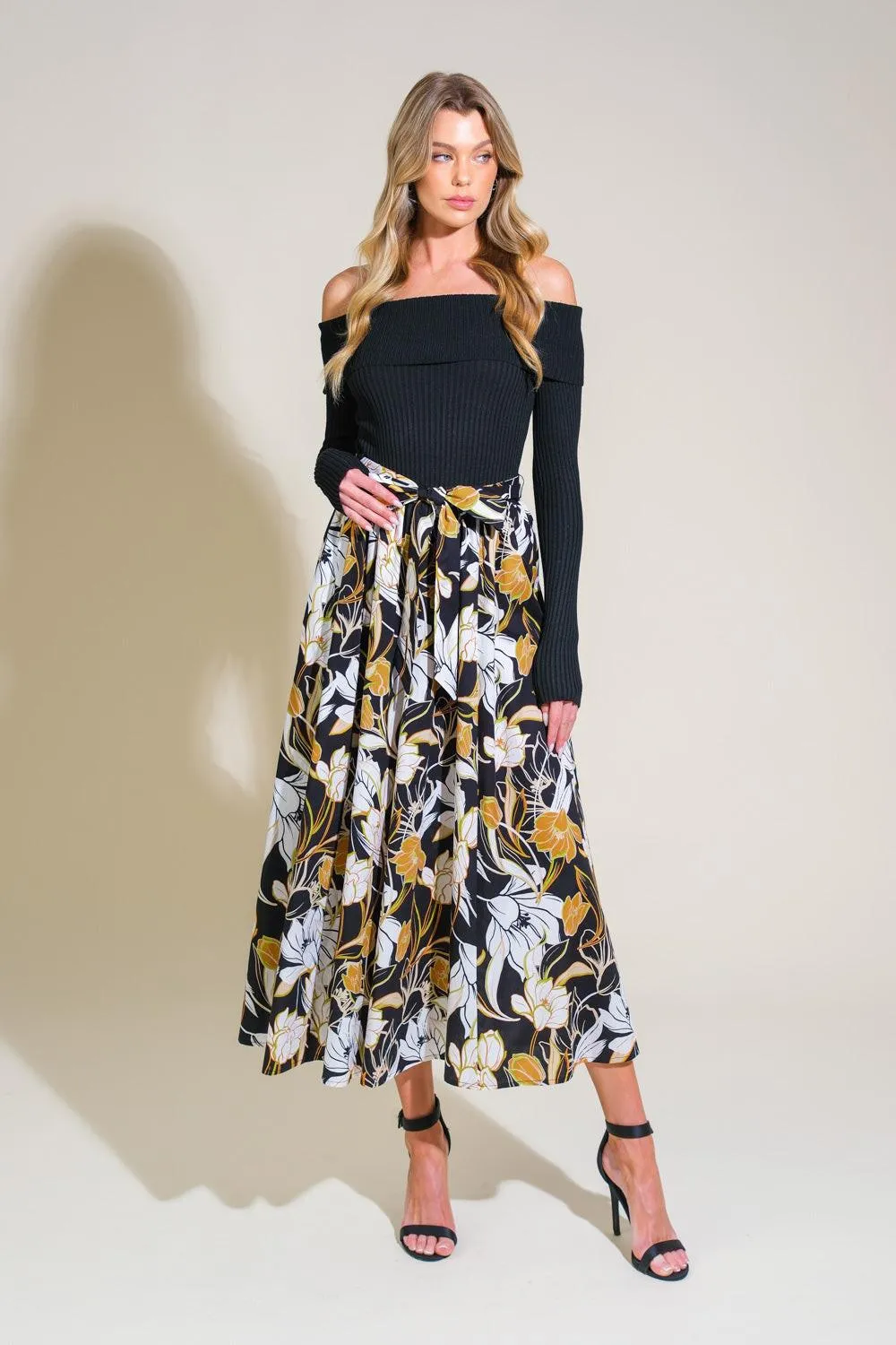 Twist on Timeless Woven Midi Dress sold by Zulily product image thumbnail 2