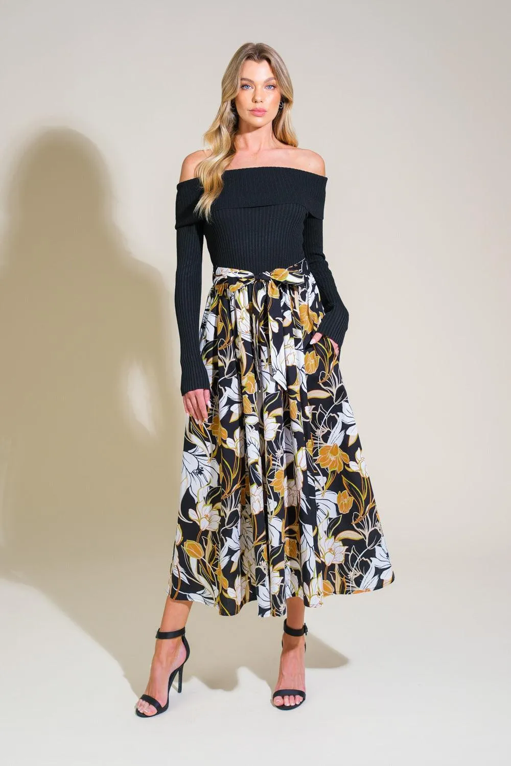 Twist on Timeless Woven Midi Dress sold by Zulily product image thumbnail 4