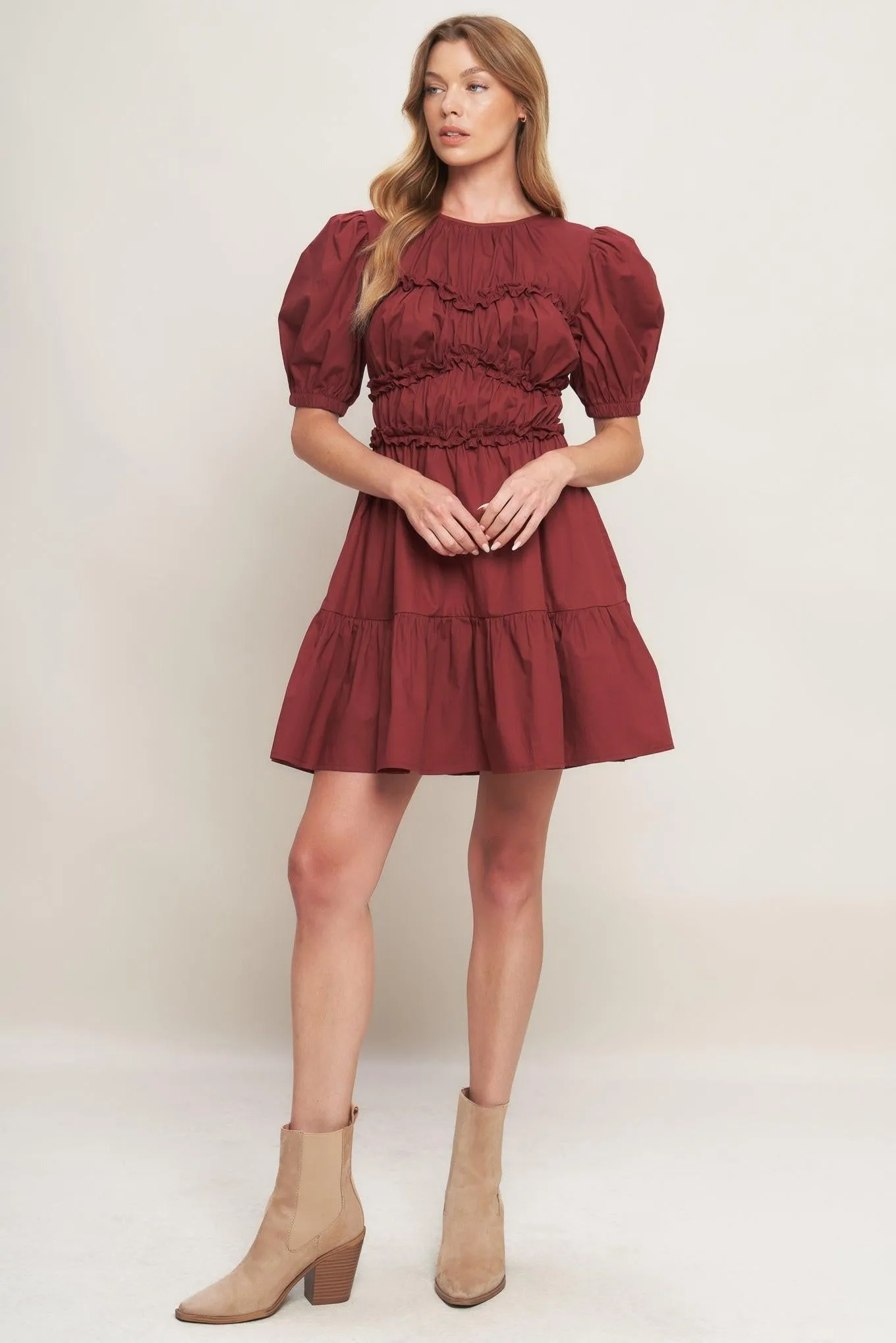 Playful Classic Woven Mini Dress sold by Zulily product image thumbnail 3