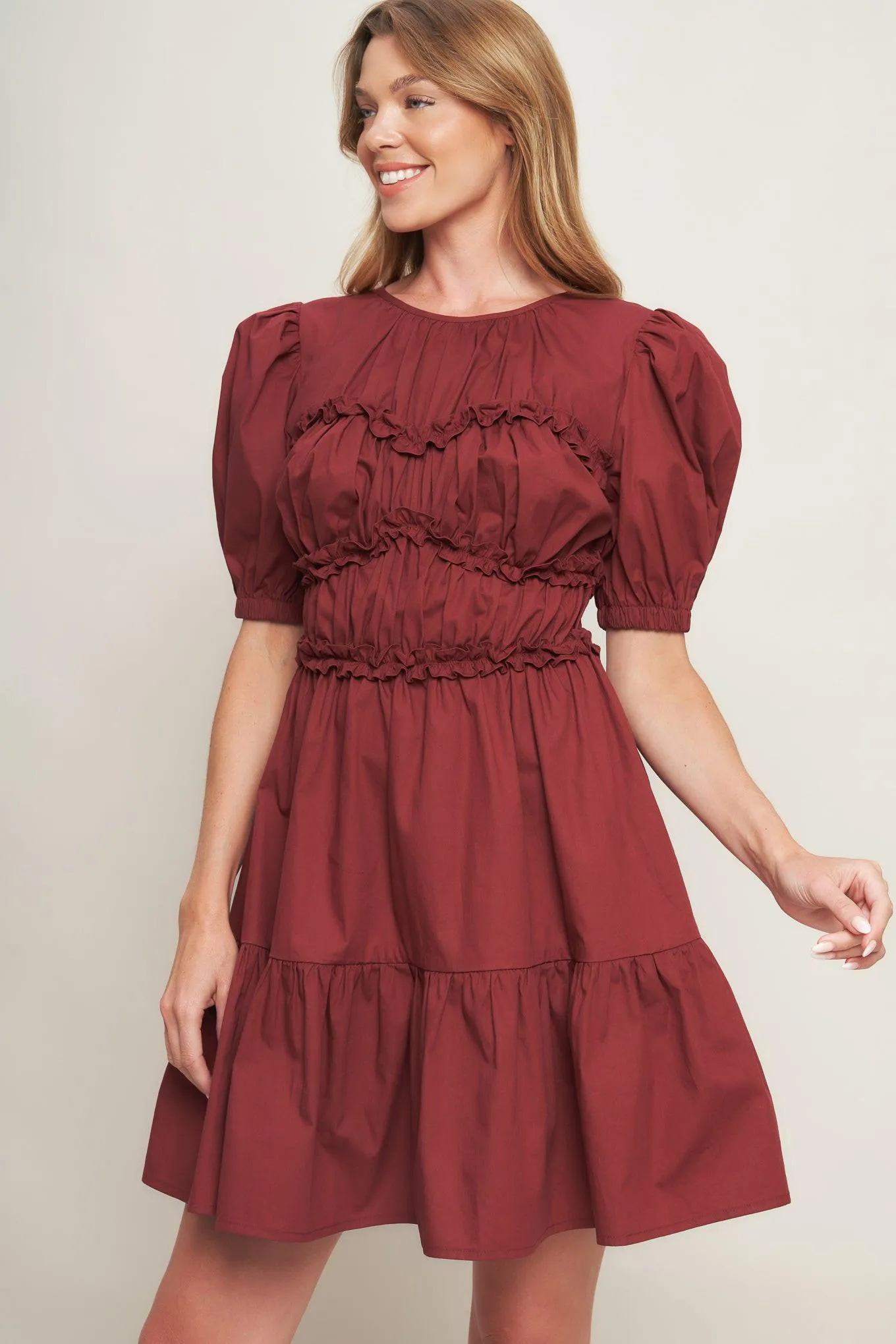 Playful Classic Woven Mini Dress sold by Zulily product image thumbnail 4