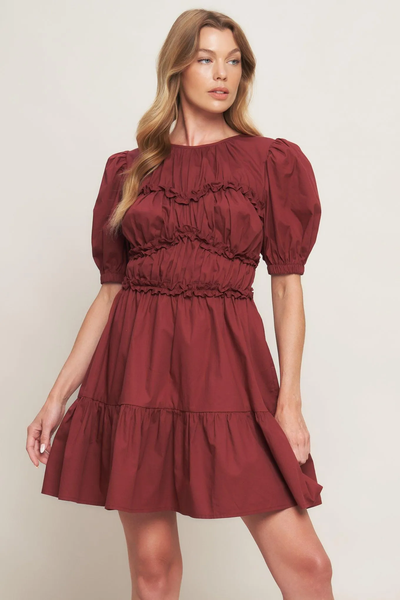 Playful Classic Woven Mini Dress sold by Zulily