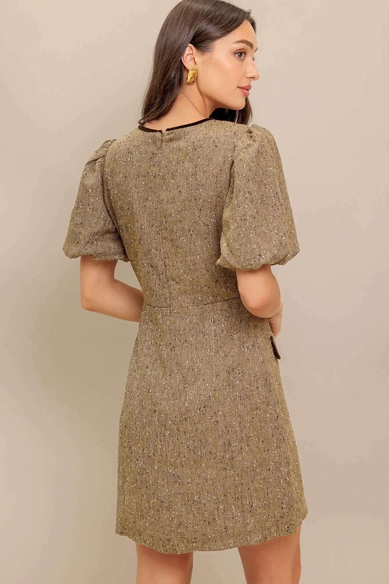Mademoiselle Mode Woven Weed Mini Dress sold by Zulily product image thumbnail 4
