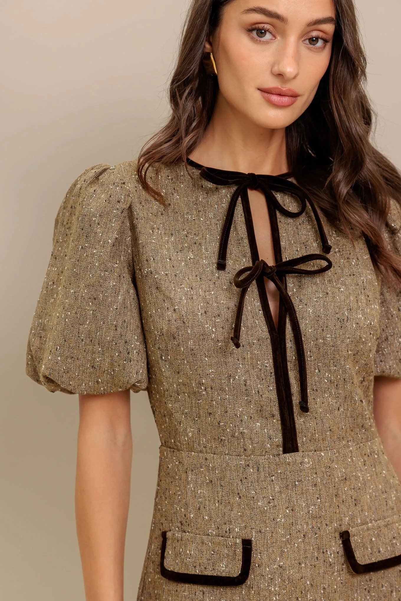 Mademoiselle Mode Woven Weed Mini Dress sold by Zulily product image thumbnail 2