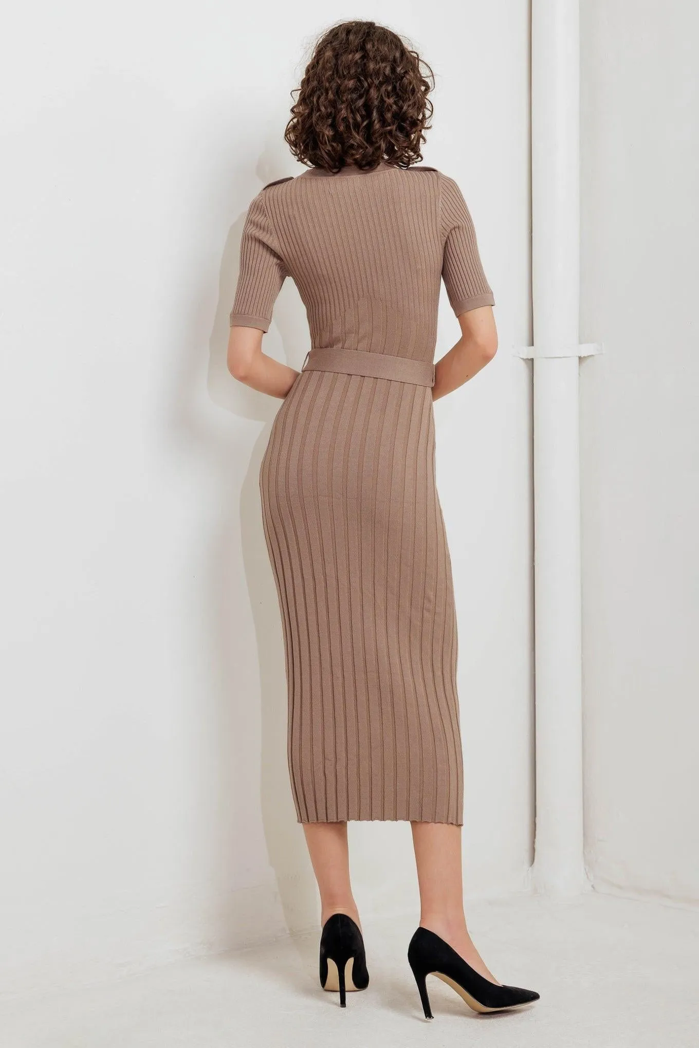 Structured Chic Sweater Midi Dress sold by Zulily product image thumbnail 2