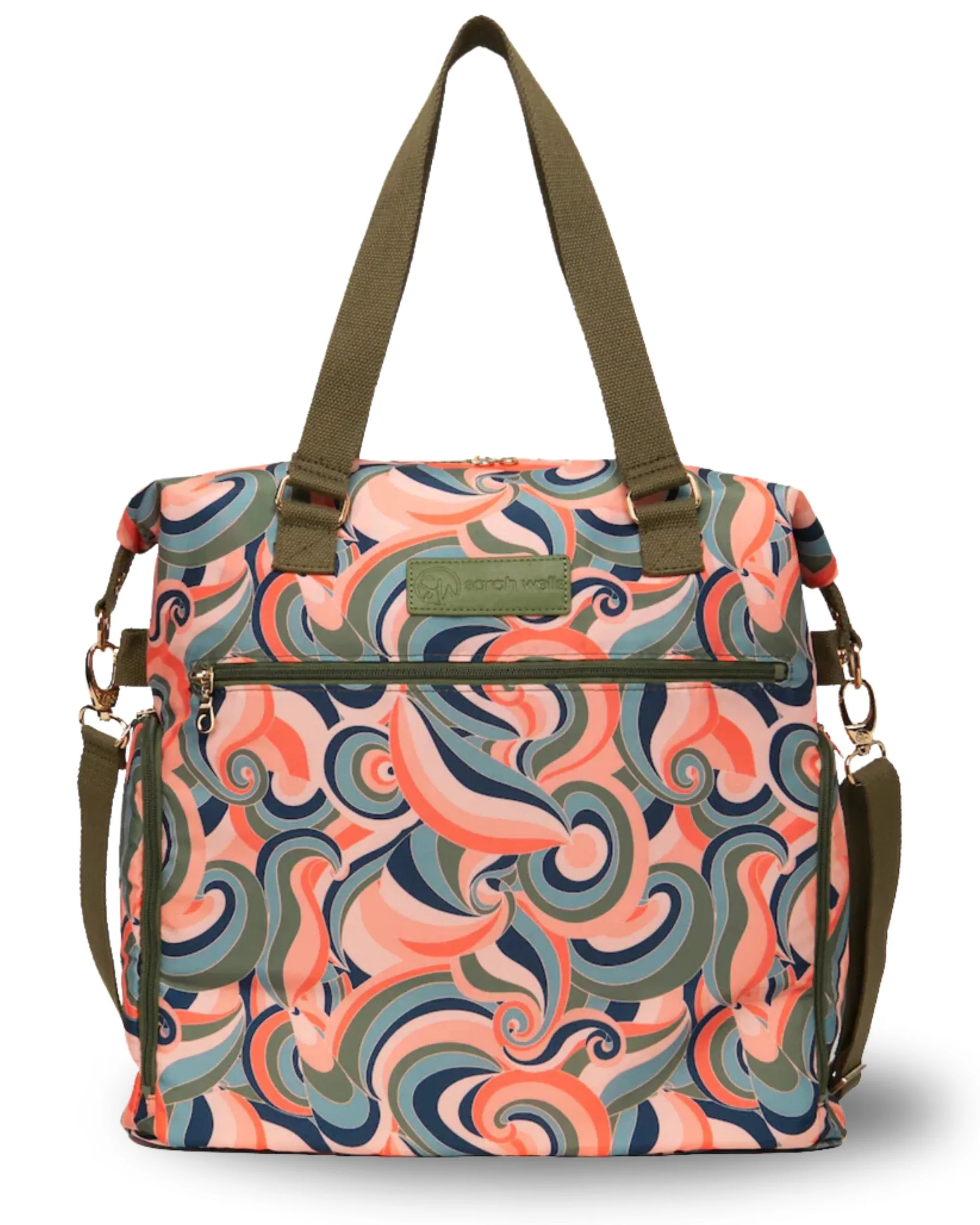 Sarah Wells Lizzy Breast Pump Tote – Lightweight, Easy-Clean Bag with Insulated Pocket, Laptop Sleeve & Side Storage – Fits Pumps & More sold by Zulily product image thumbnail 5