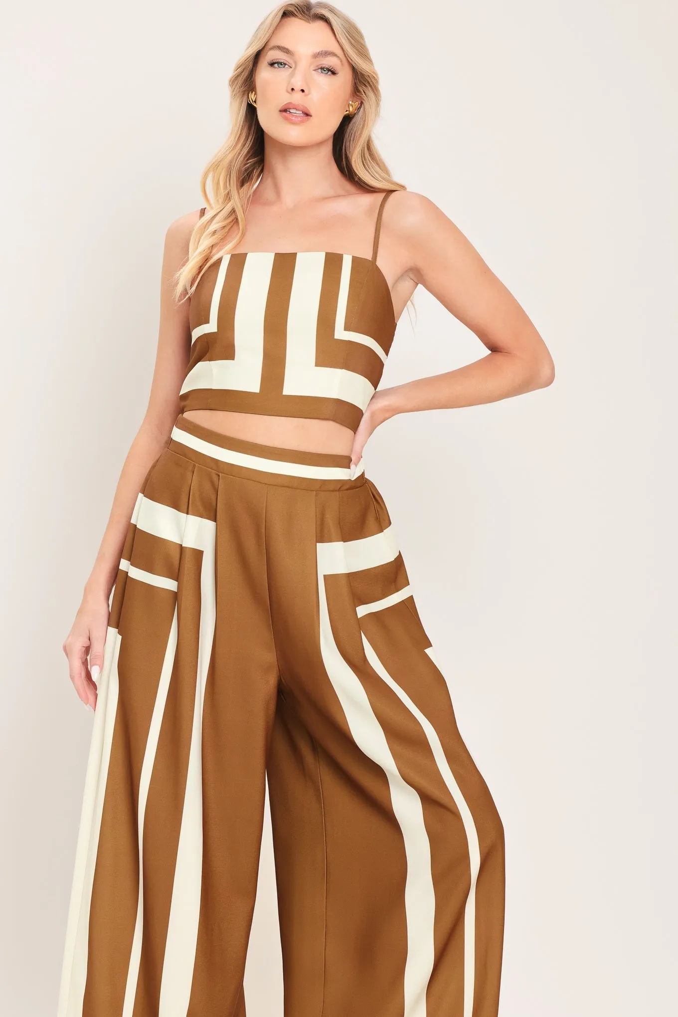Luxe Coast Woven Top and Pant Set sold by Zulily product image thumbnail 5