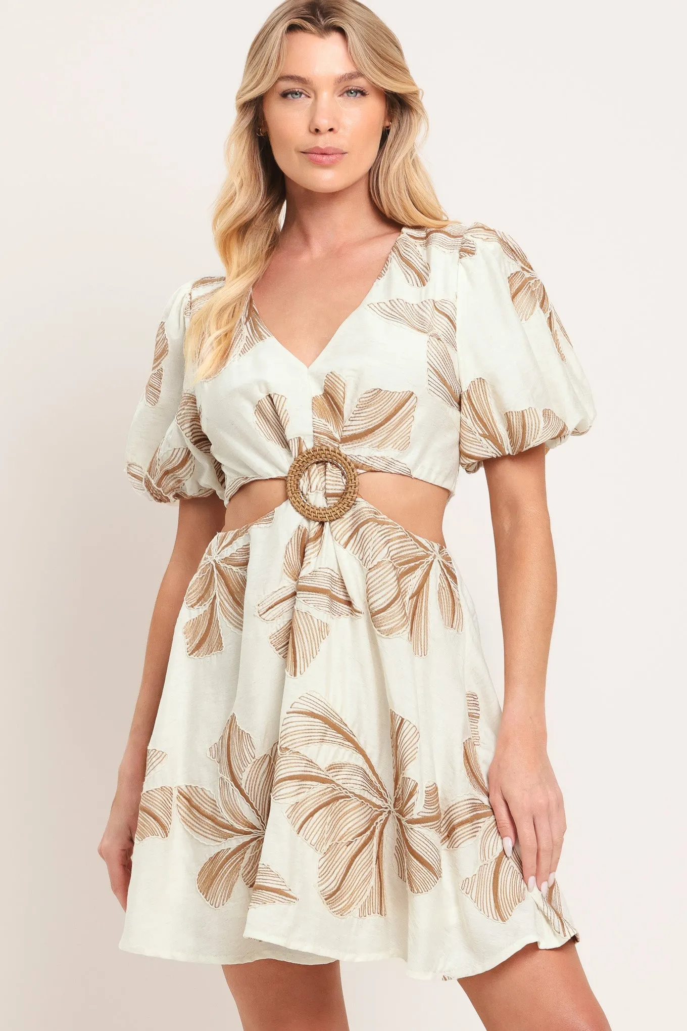Breeze Bloom Woven Mini Dress sold by Zulily product image thumbnail 3