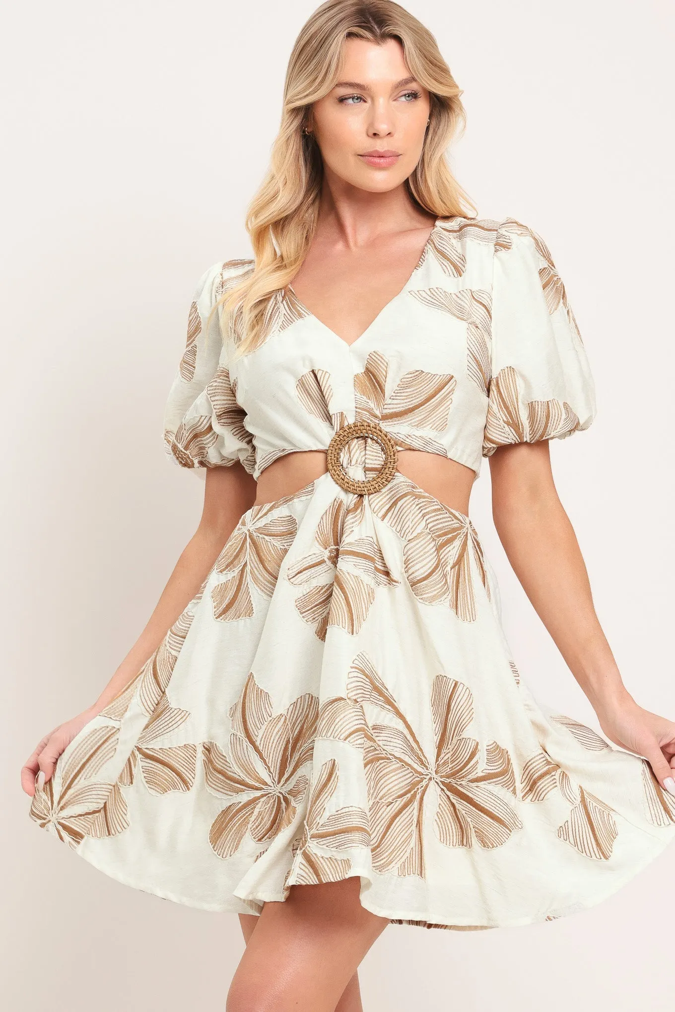 Breeze Bloom Woven Mini Dress sold by Zulily product image thumbnail 5