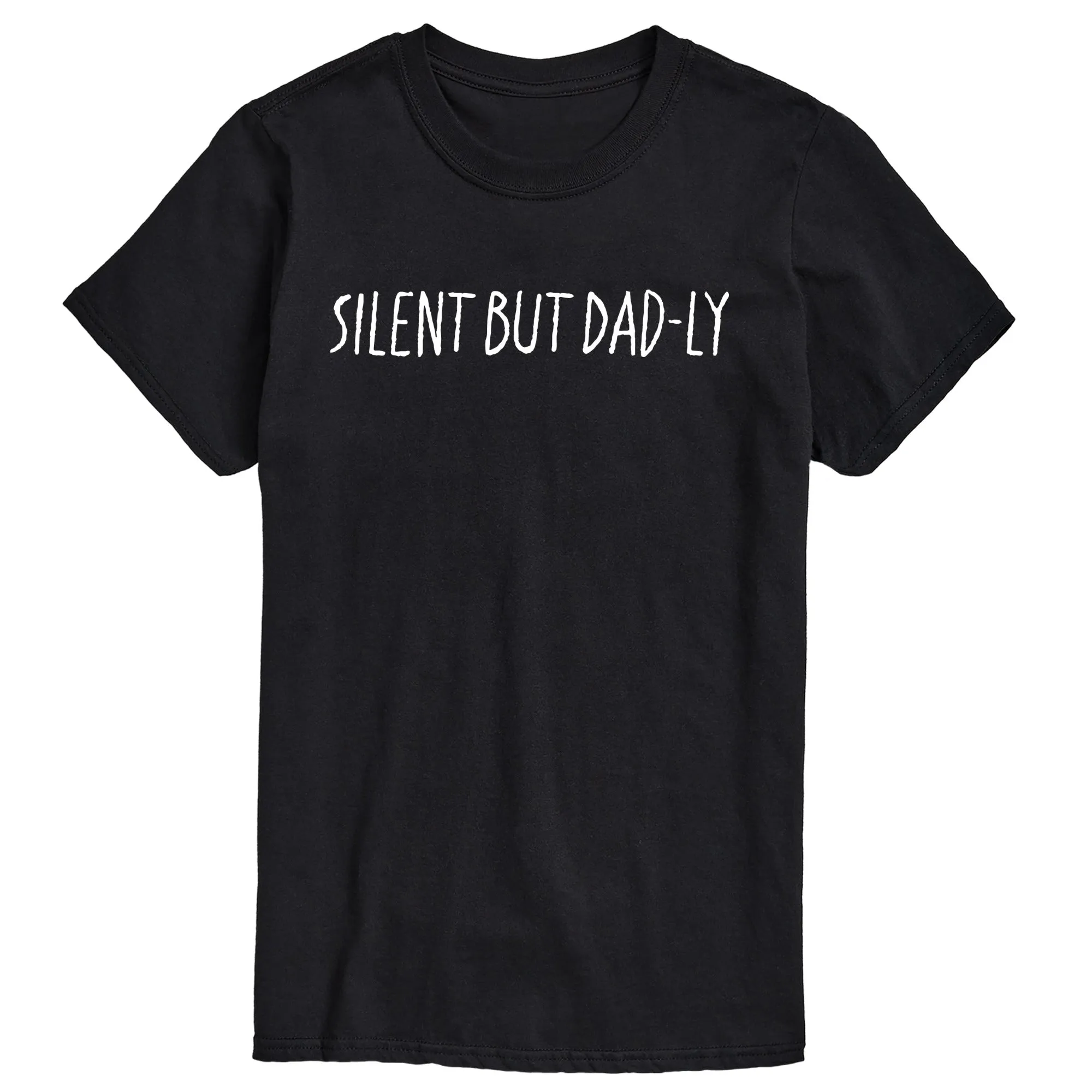 Instant Message - Silent But Dadly - Men's Short Sleeve Graphic T-Shirt sold by Zulily product image thumbnail 2
