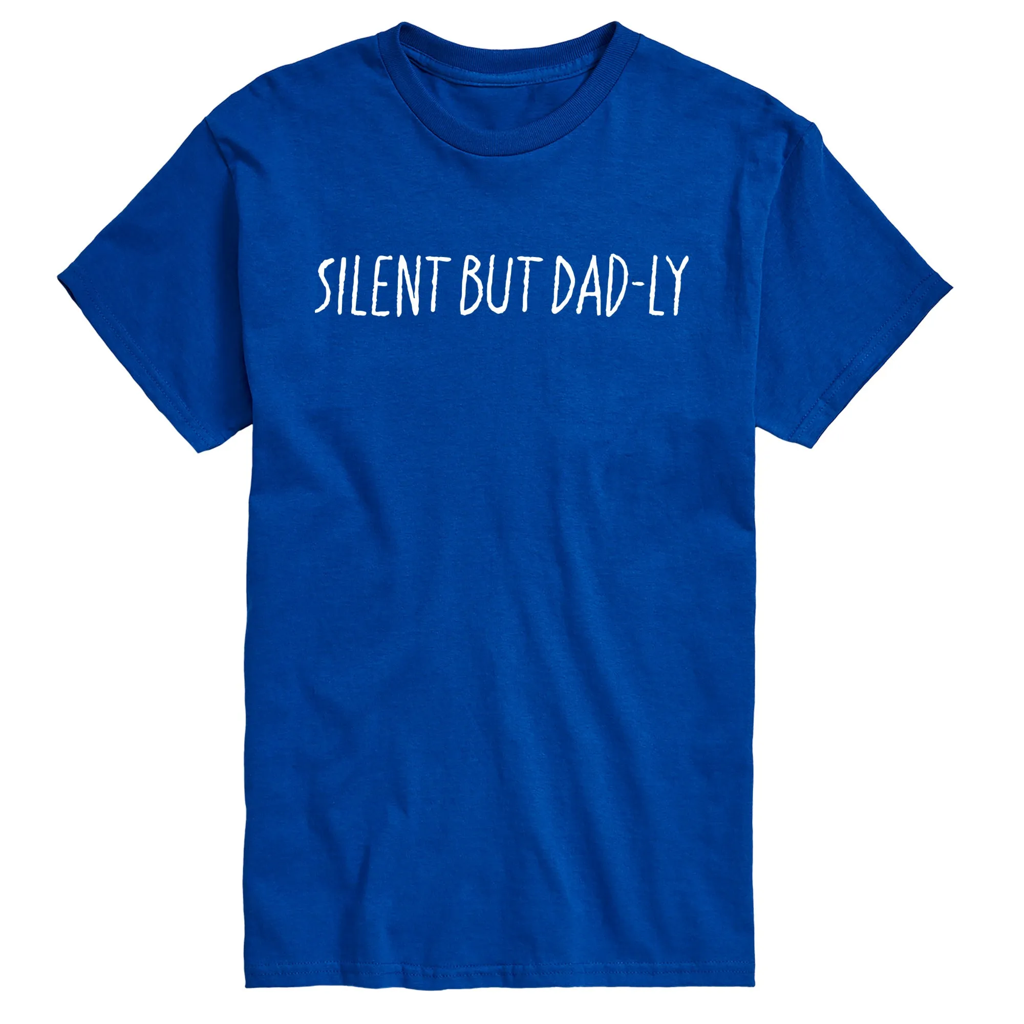 Instant Message - Silent But Dadly - Men's Short Sleeve Graphic T-Shirt sold by Zulily