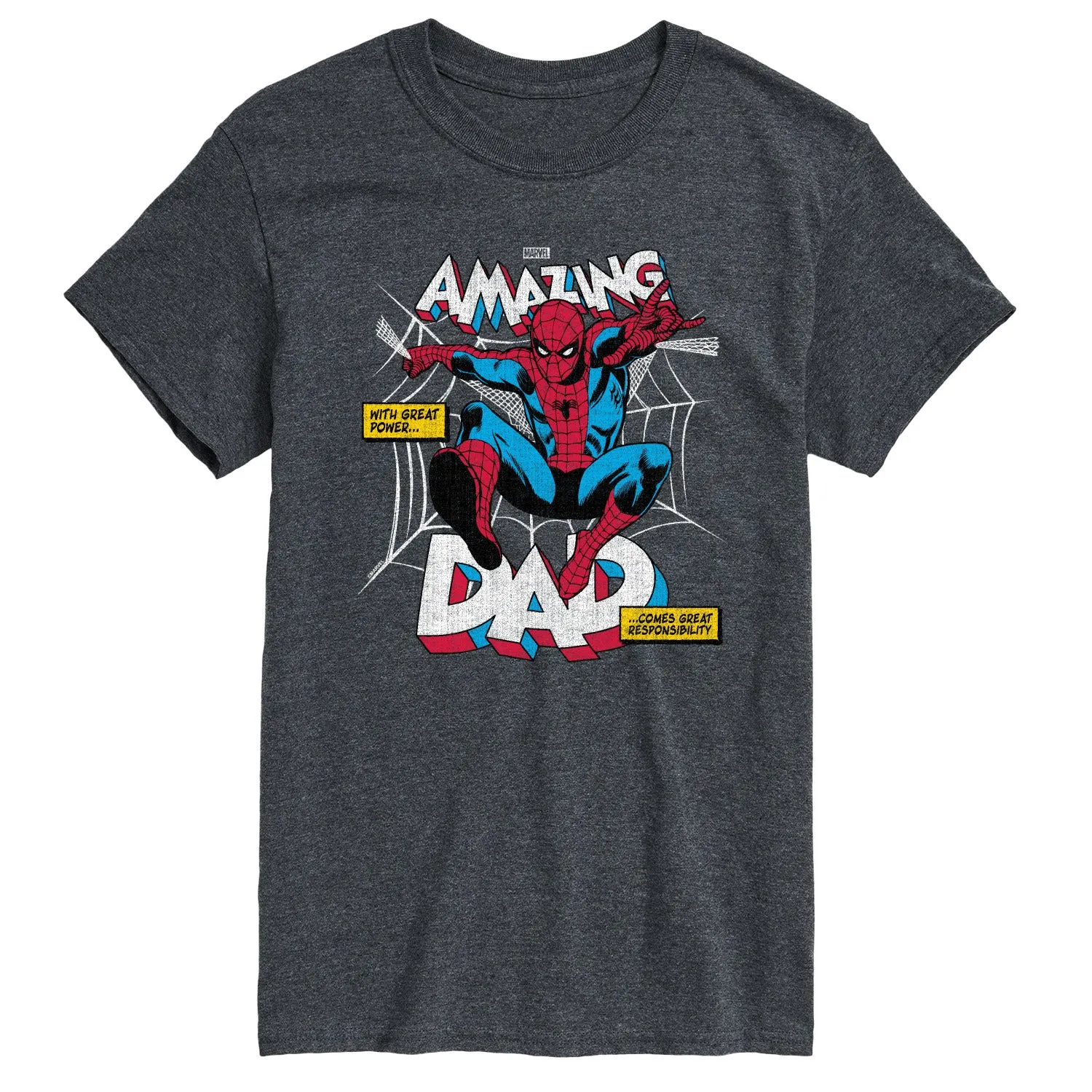 Spiderman - Amazing Dad - Men's Short Sleeve Graphic T-Shirt sold by Zulily product image thumbnail 4
