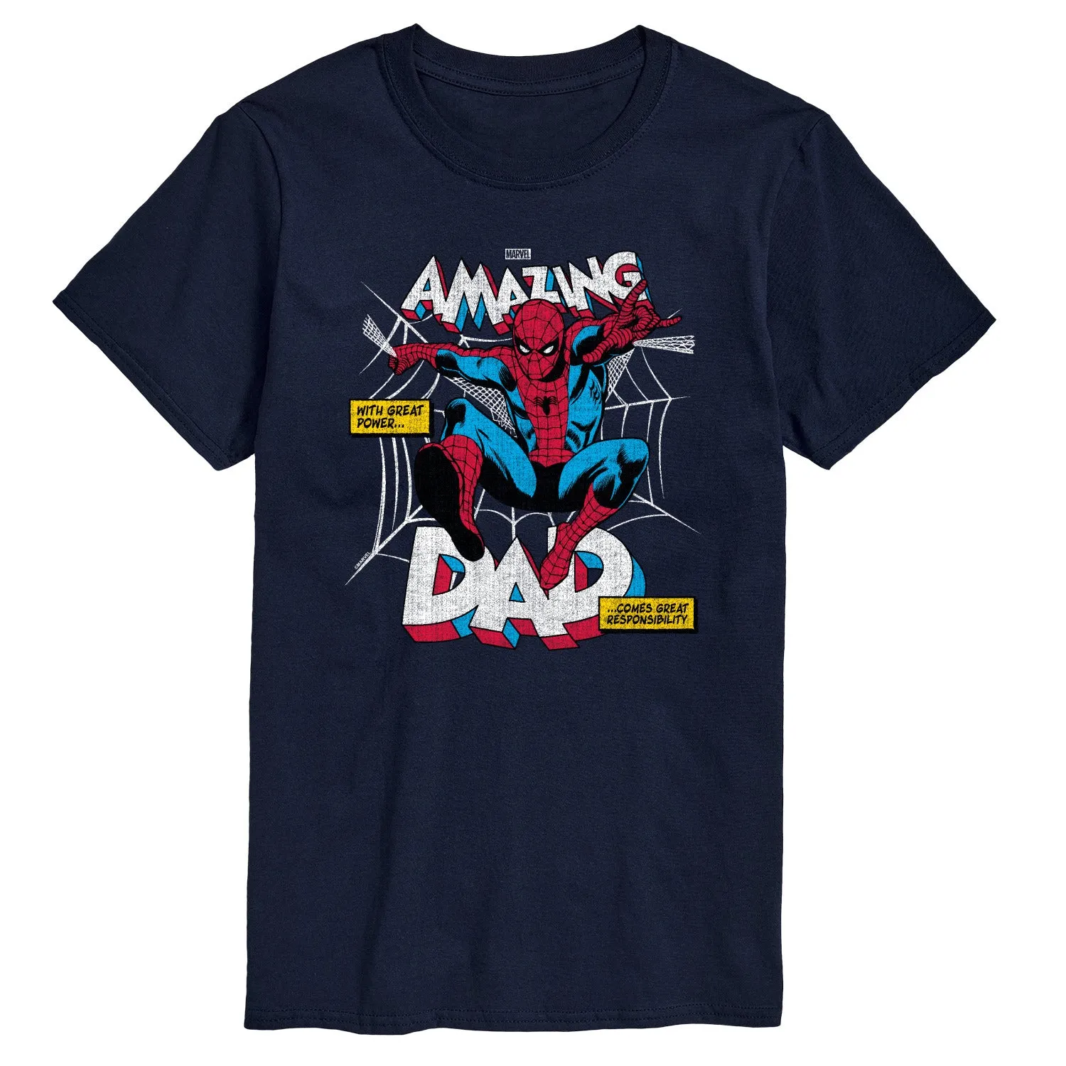 Spiderman - Amazing Dad - Men's Short Sleeve Graphic T-Shirt sold by Zulily product image thumbnail 5