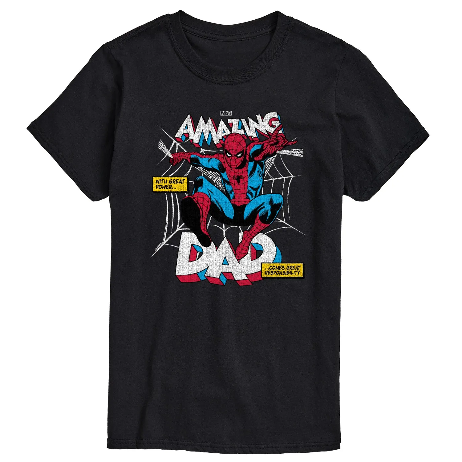 Spiderman - Amazing Dad - Men's Short Sleeve Graphic T-Shirt sold by Zulily product image thumbnail 3