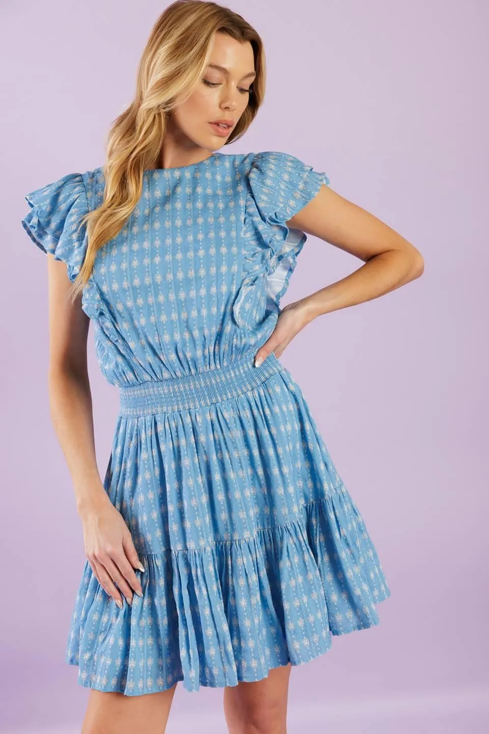Come as You Are Woven Mini Dress sold by Zulily product image thumbnail 4