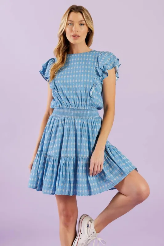 Come as You Are Woven Mini Dress made by Flying Tomato