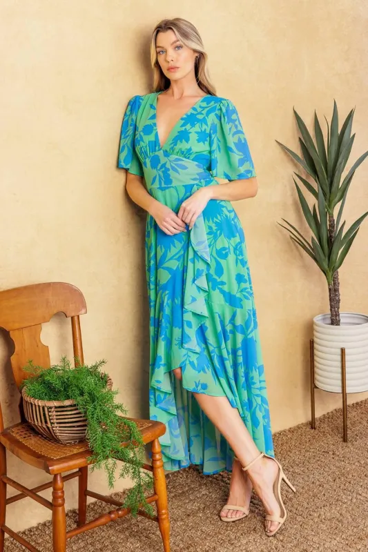 Forever Daydreaming Woven Midi Dress made by Flying Tomato
