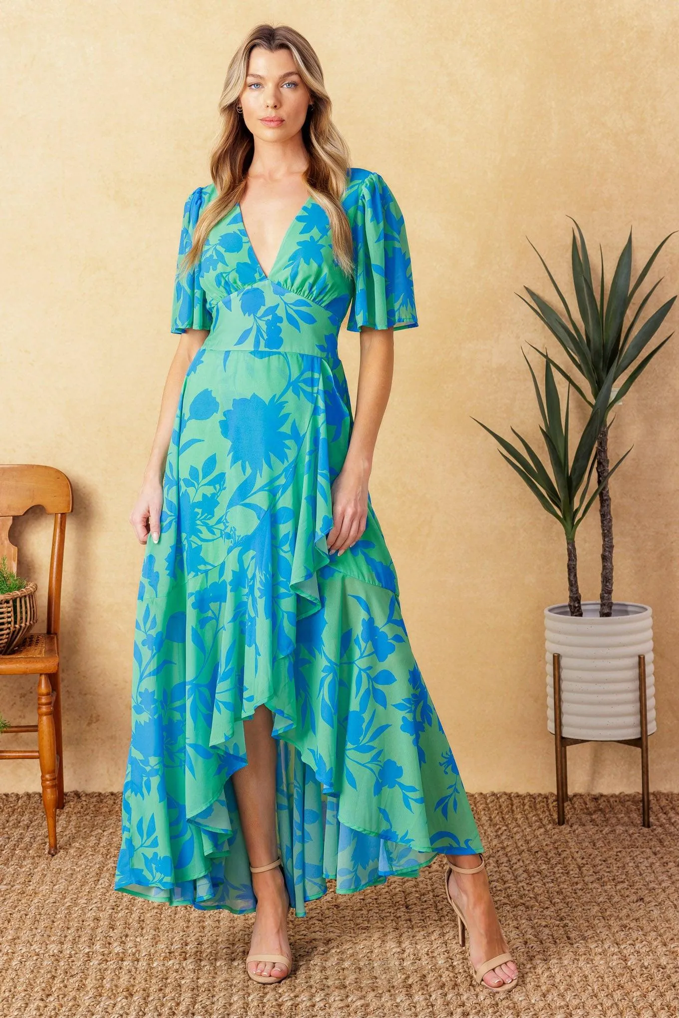 Forever Daydreaming Woven Midi Dress sold by Zulily product image thumbnail 5