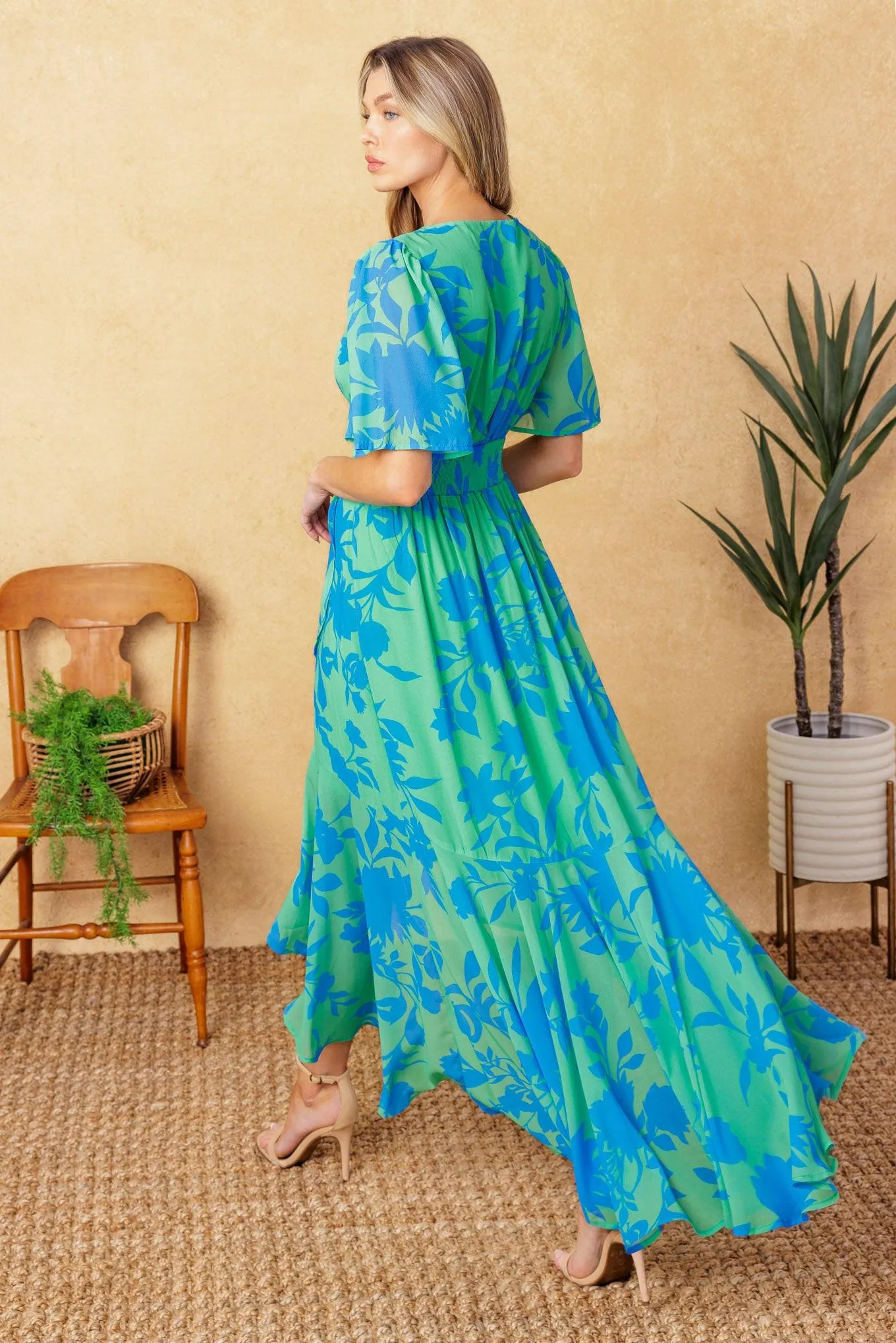 Forever Daydreaming Woven Midi Dress sold by Zulily product image thumbnail 2